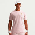 Court Heritage T-shirt Heren - oud roze, beige