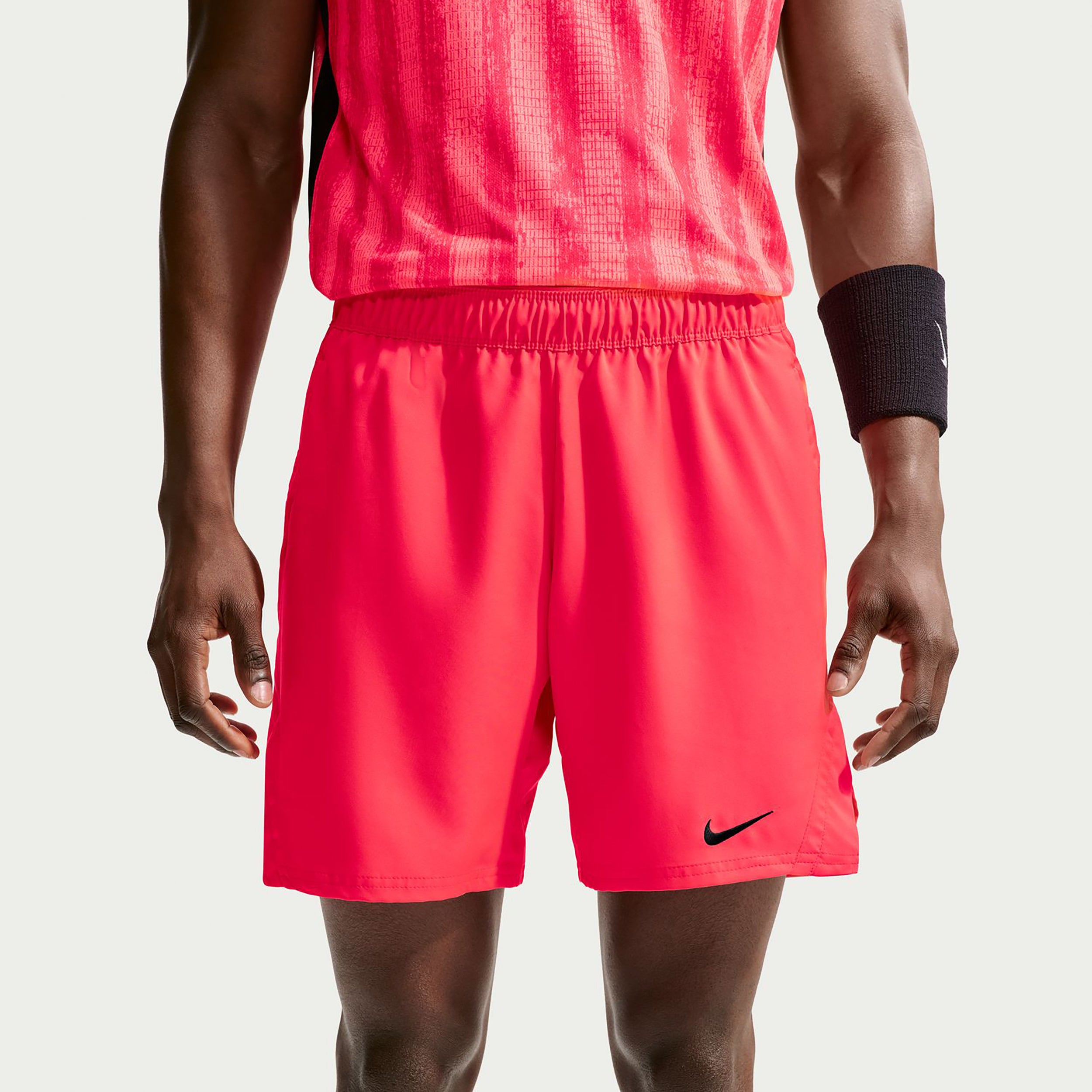 Nike Court Victory Dri-Fit 7in Shorts Heren - rood, zwart