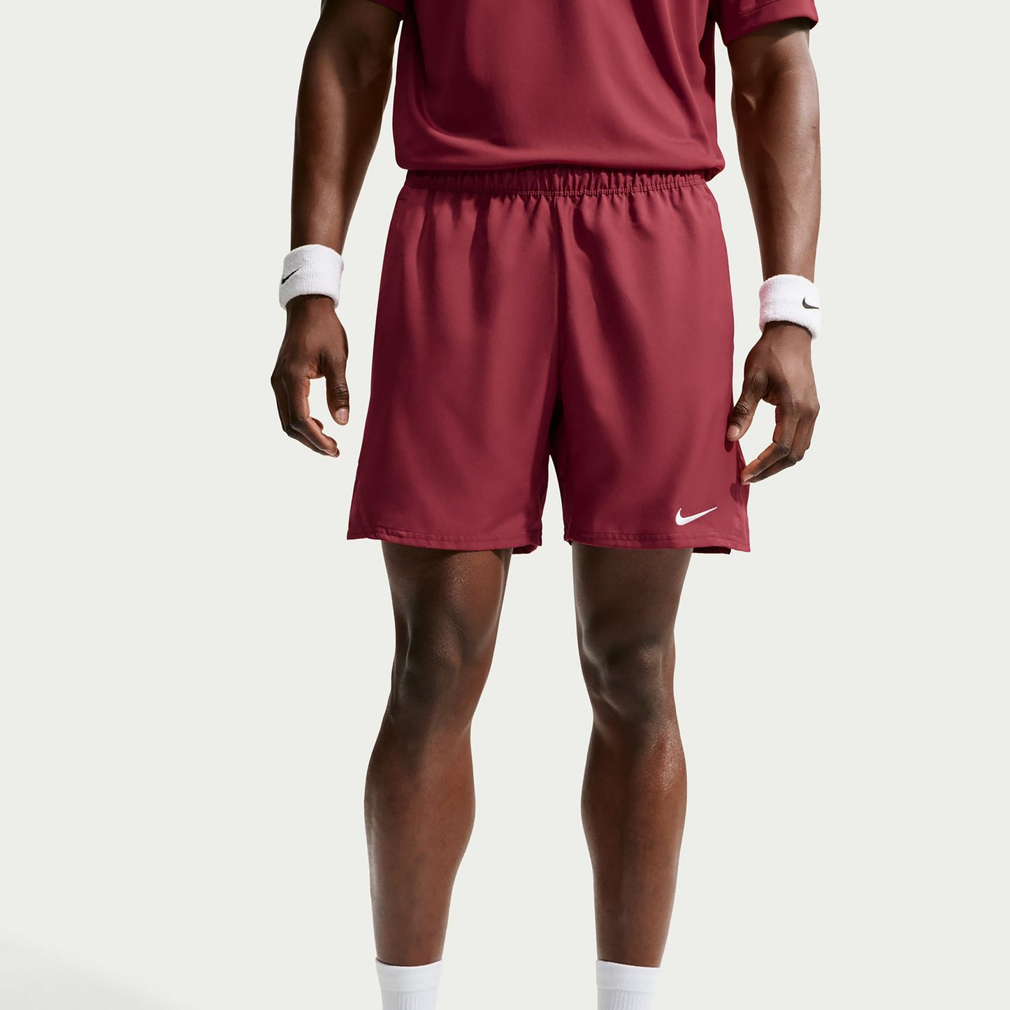 Nike Court Victory Dri-Fit 7in Shorts Heren - wijnrood