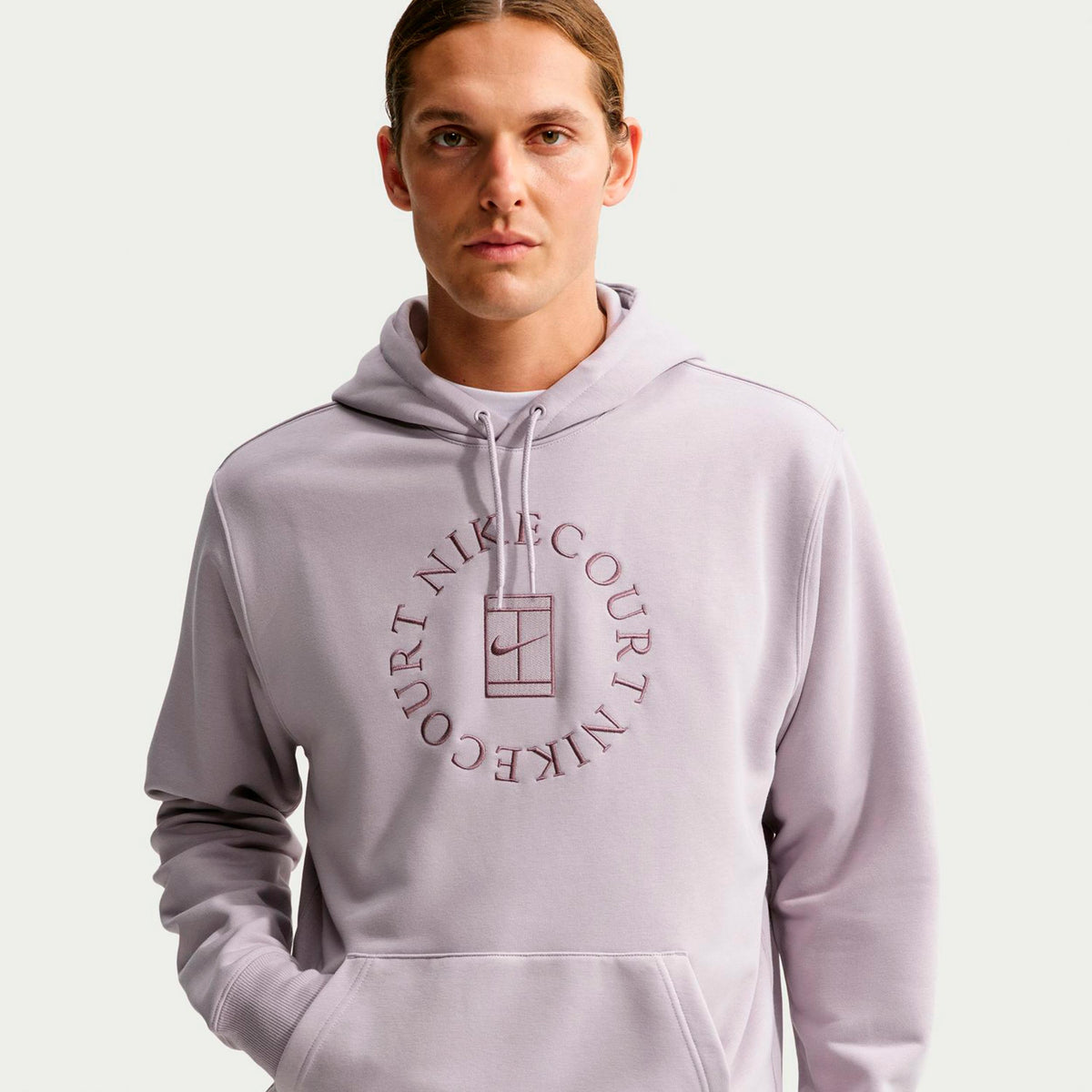 Nike Court Dri-Fit Heritage Sweat à capuche Hommes - lilas