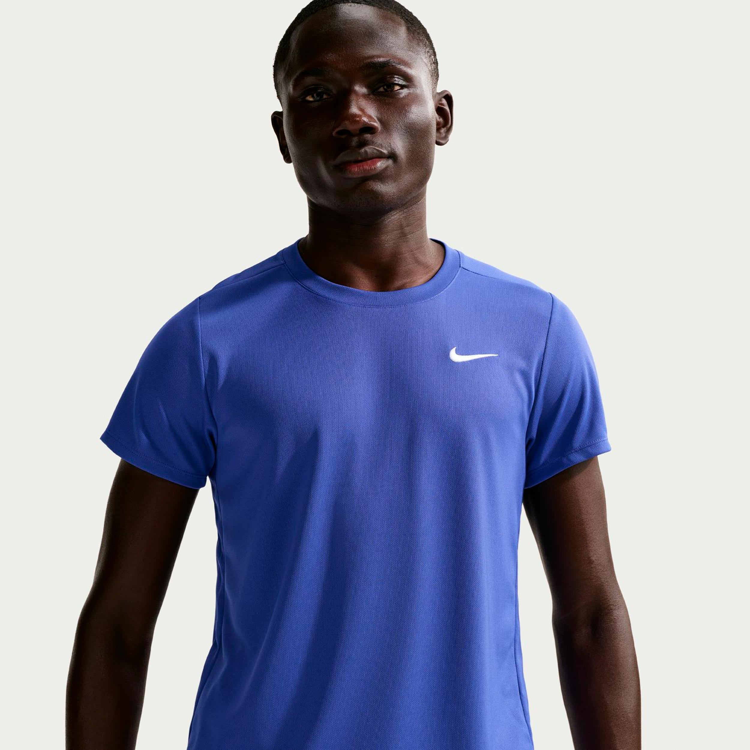 Nike Court Victory Dry T-shirt Heren-blauw