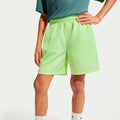 Big Shorts Jongens-limoen, wit