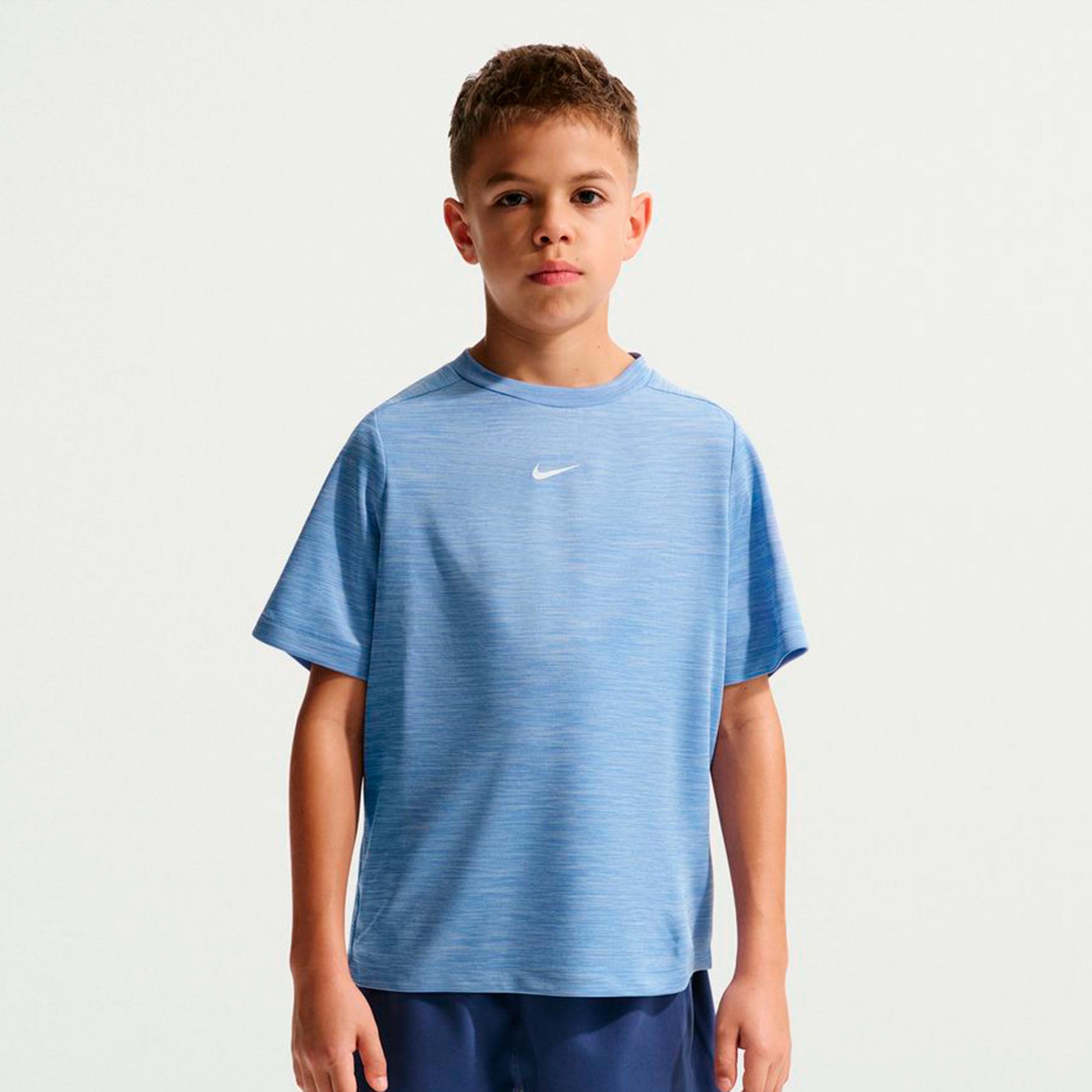 Nike Dri-FIT Multi Heather T-shirt Enfants - bleu, bleu clair