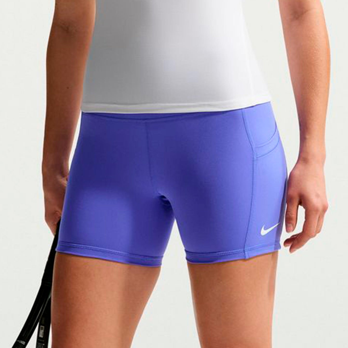 Nike Court Dri-Fit Ball Short avec poche-balles Femmes-bleu