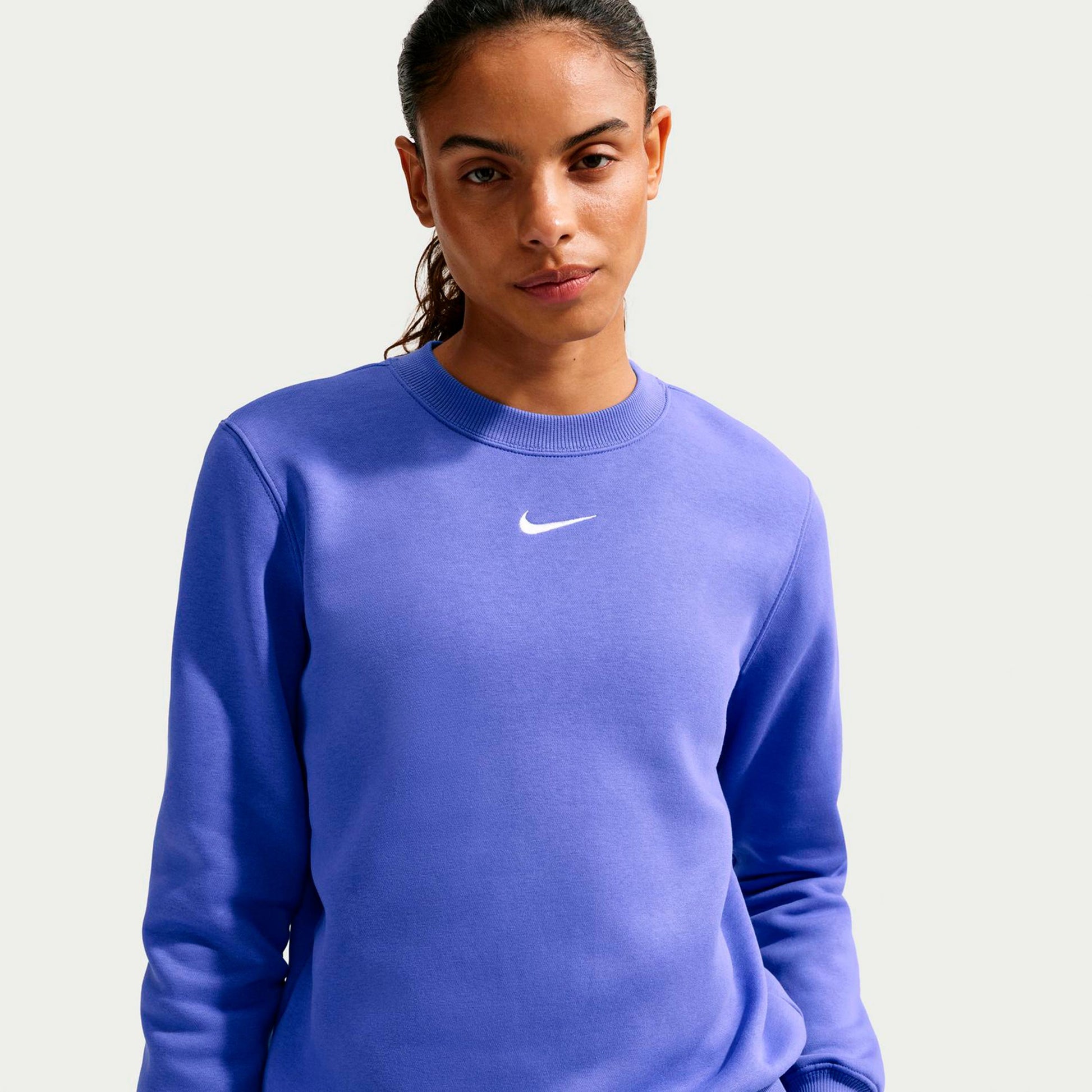 Nike Phoenix Fleece Crew Sweatshirt Dames-blauw