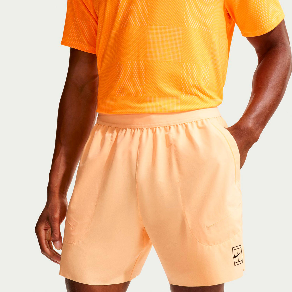 Nike Carlos Alcaraz Court Dri-FIT Advantage 6in Shorts Heren-geel
