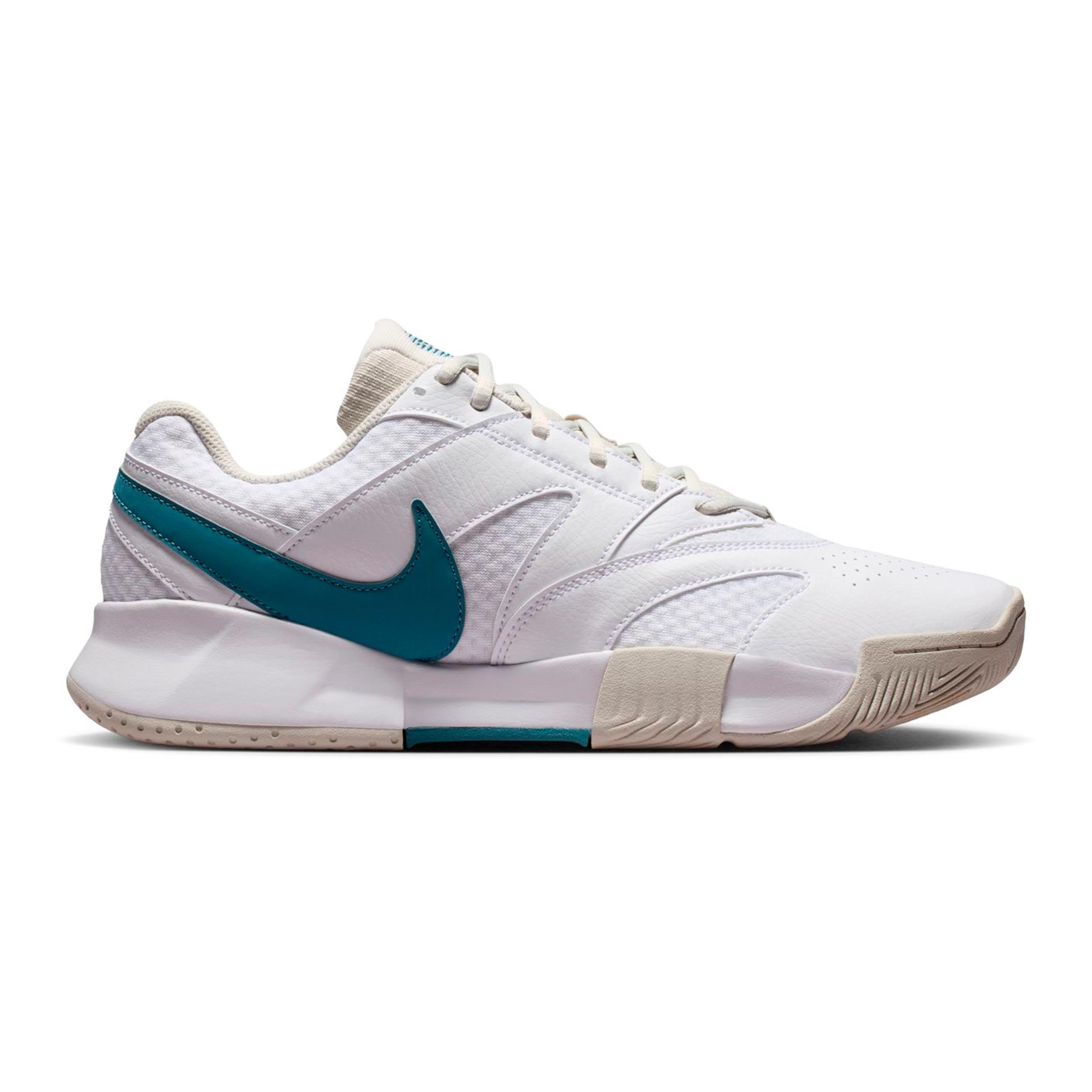 Nike Court Lite 4 Allcourt schoen Heren - wit, blauwgroen
