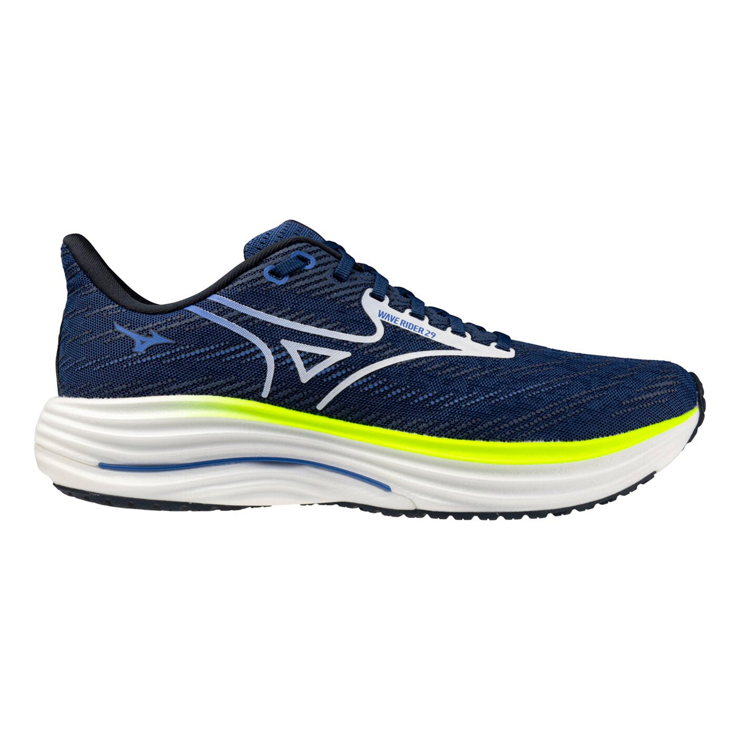 Mizuno Wave Rider 29                       Chaussure de running sans stabilisateurs Hommes-bleu, blanc