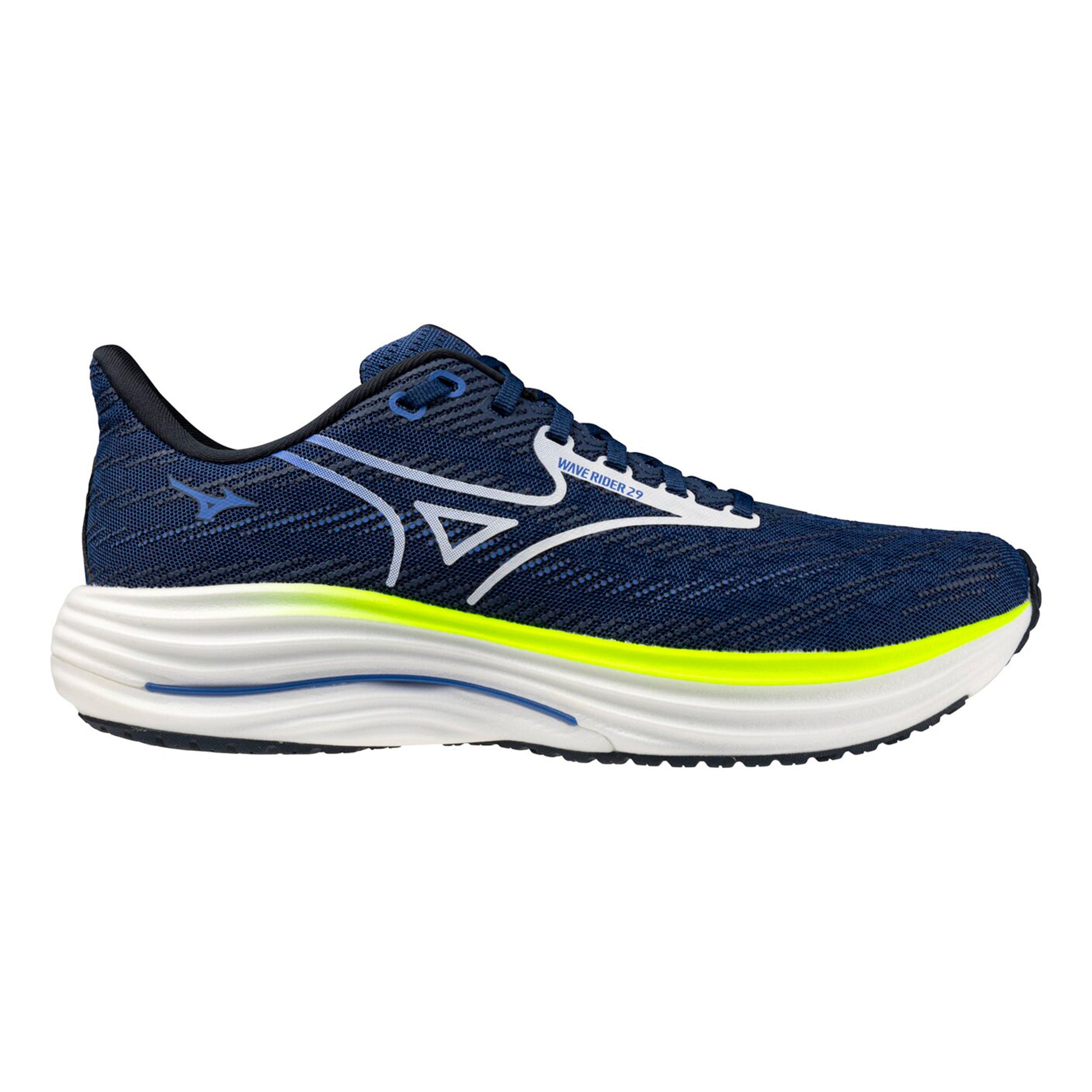 Mizuno Wave Rider 29                       Chaussure de running sans stabilisateurs Hommes-bleu, blanc