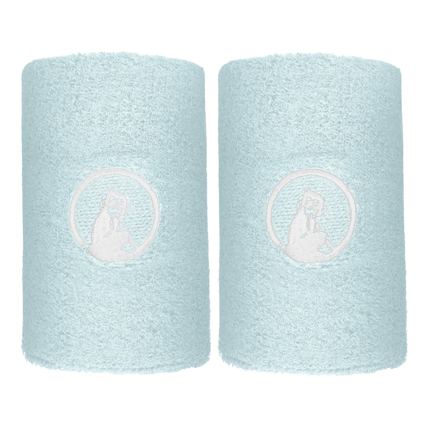 Quiet Please Memories Faded Memories Poignet Pack de 2 unités Unisex - bleu clair, blanc