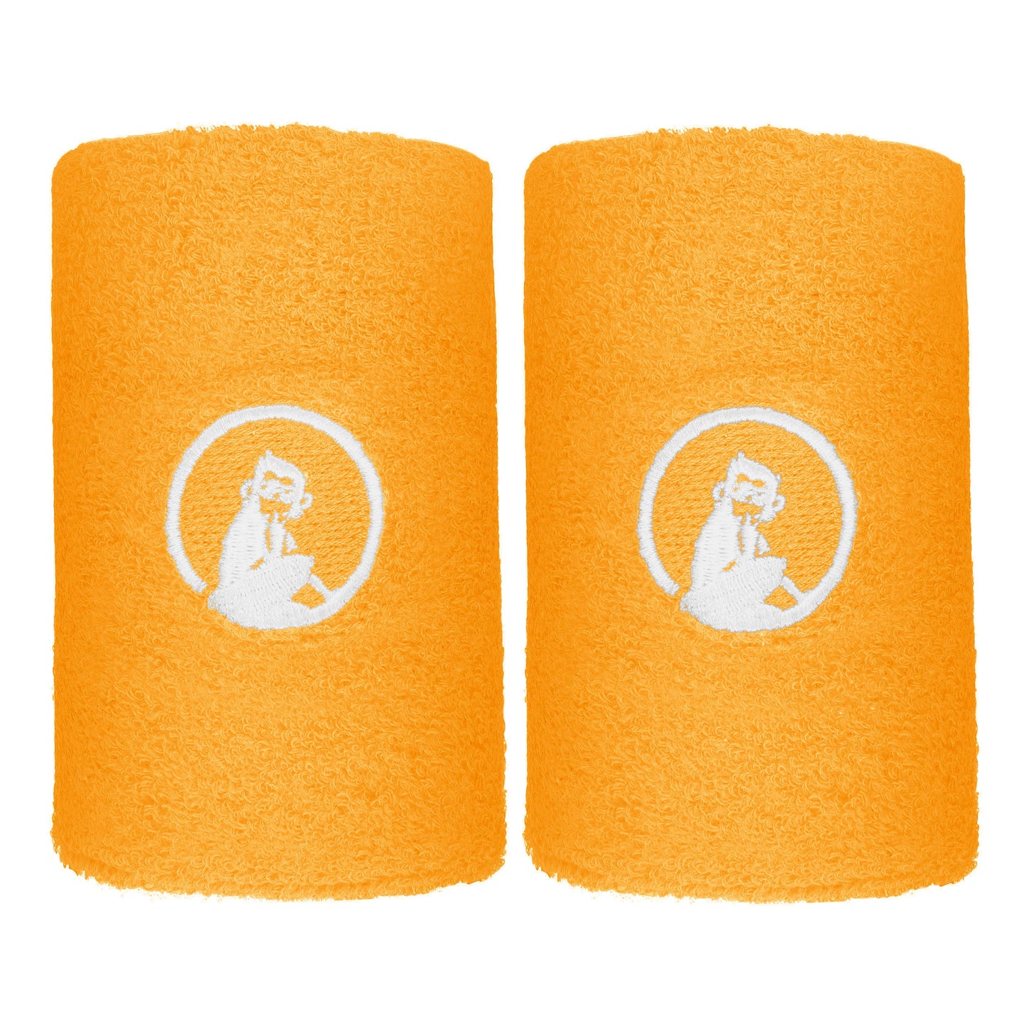 Quiet Please Glow Poignet Pack de 2 unités long - orange, blanc