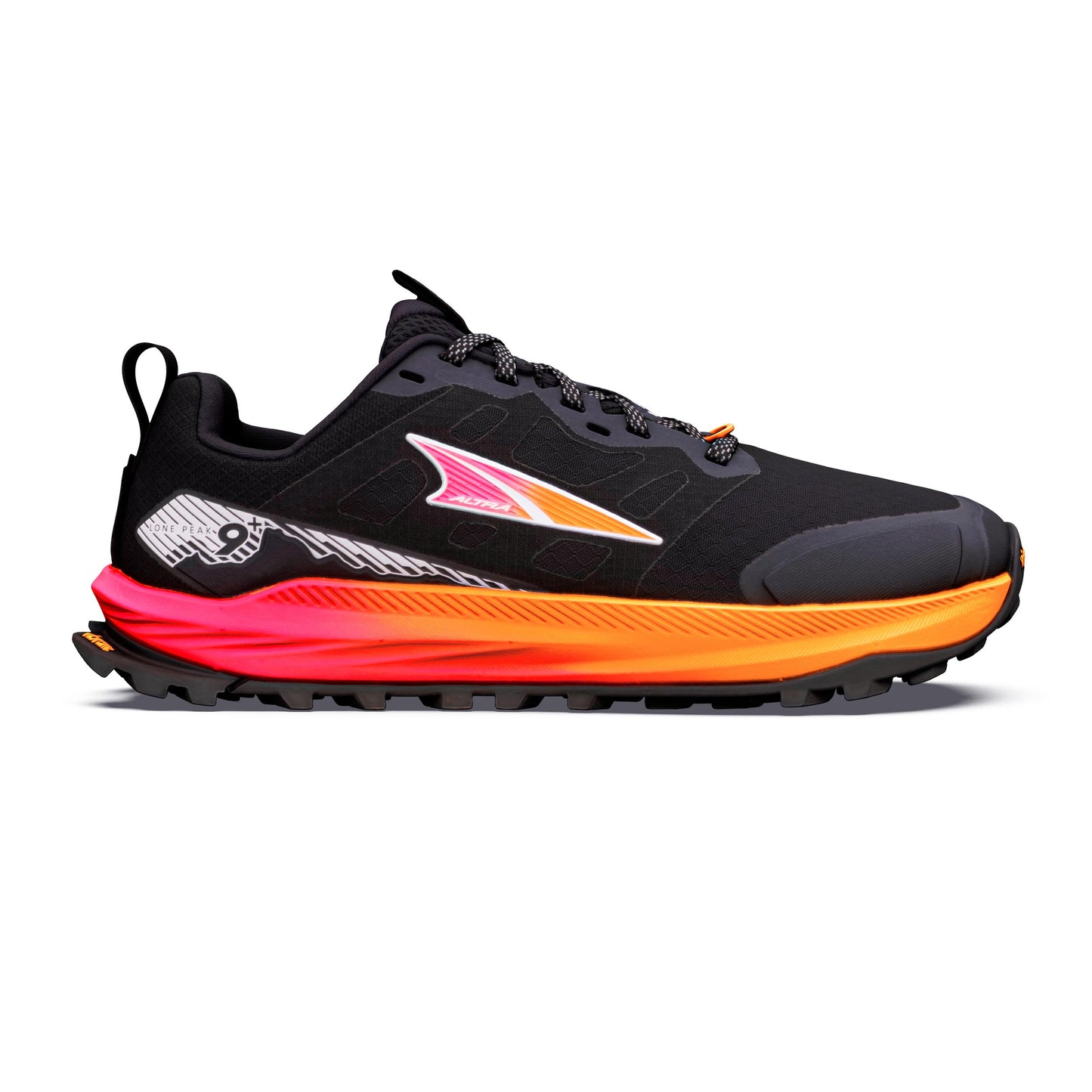 Altra Lone Peak 9+ Trailschoen Dames - zwart, roze