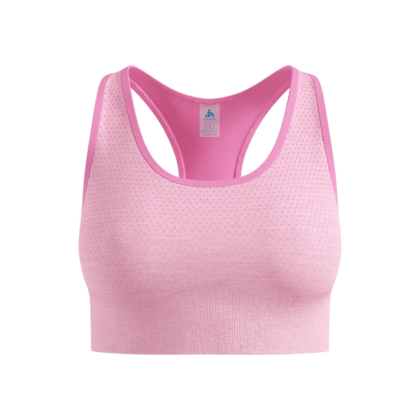 Odlo Seamless Medium Padded Sport  Sport-bh Dames - roze