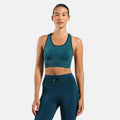 Seamless Medium Padded Sport  Sport-bh Dames - petrolblauw