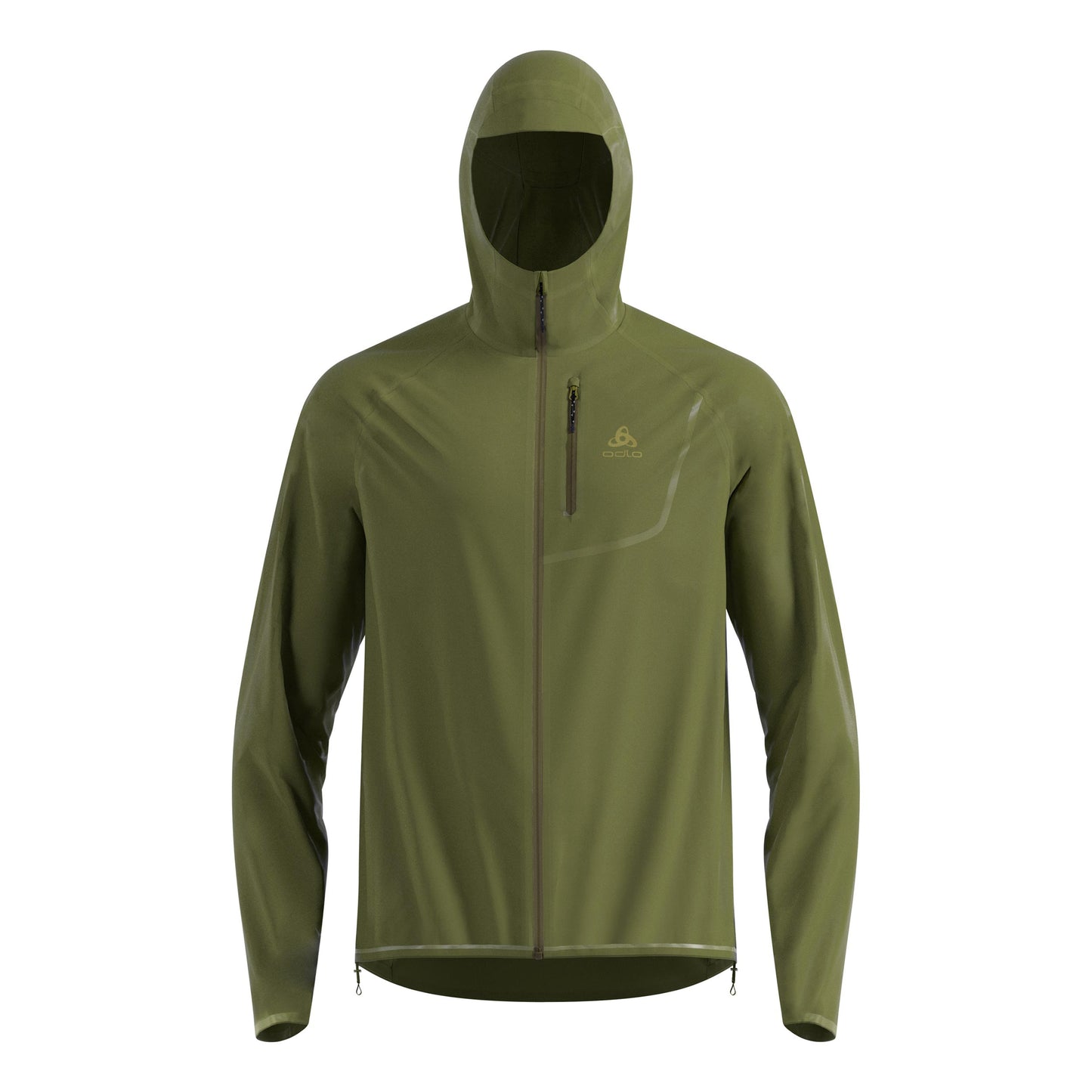 Odlo Zeroweight Dual Dry PK Waterproof Hardloopjas Heren-groen