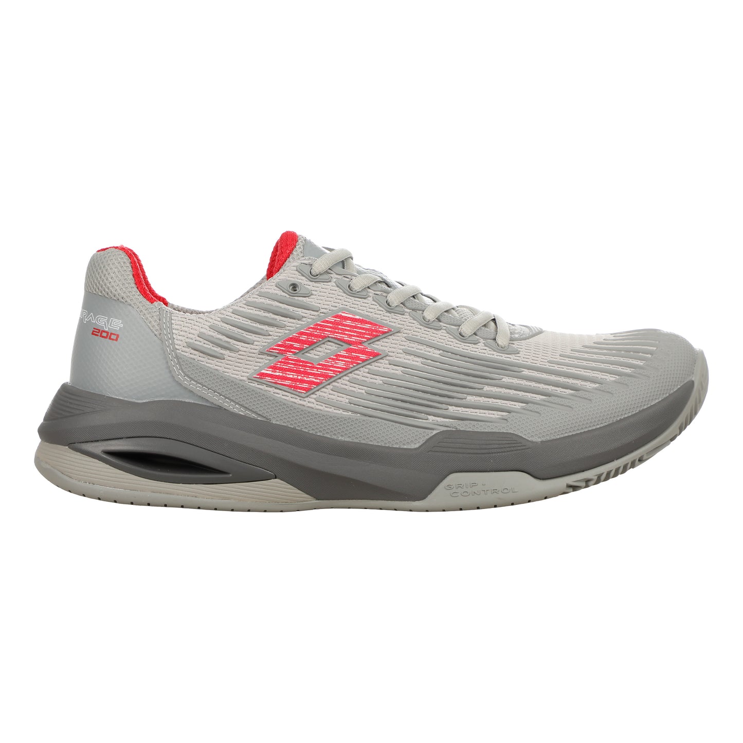 Lotto MIRAGE 200 II CLY Chaussure terre battue Hommes-gris, gris foncé