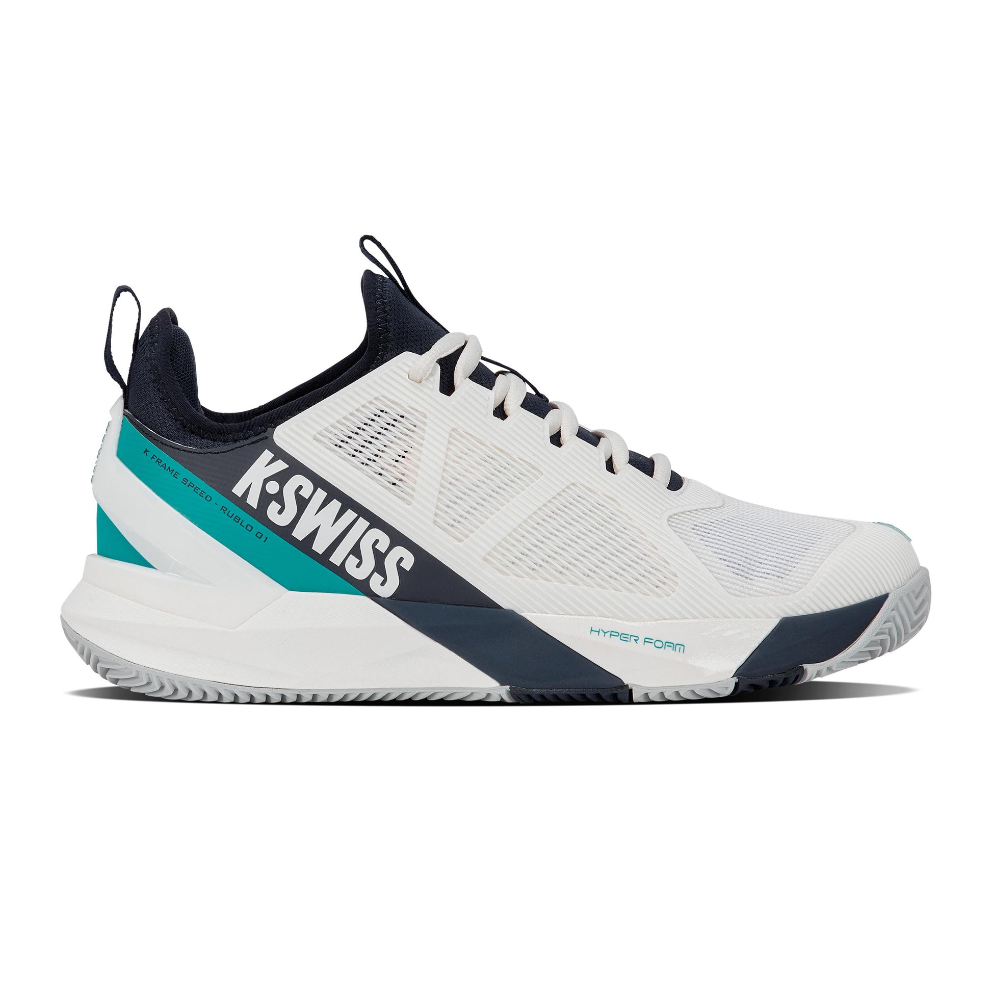 K-Swiss K-Frame Speed Rublo Gravelschoen Heren - wit, zwart