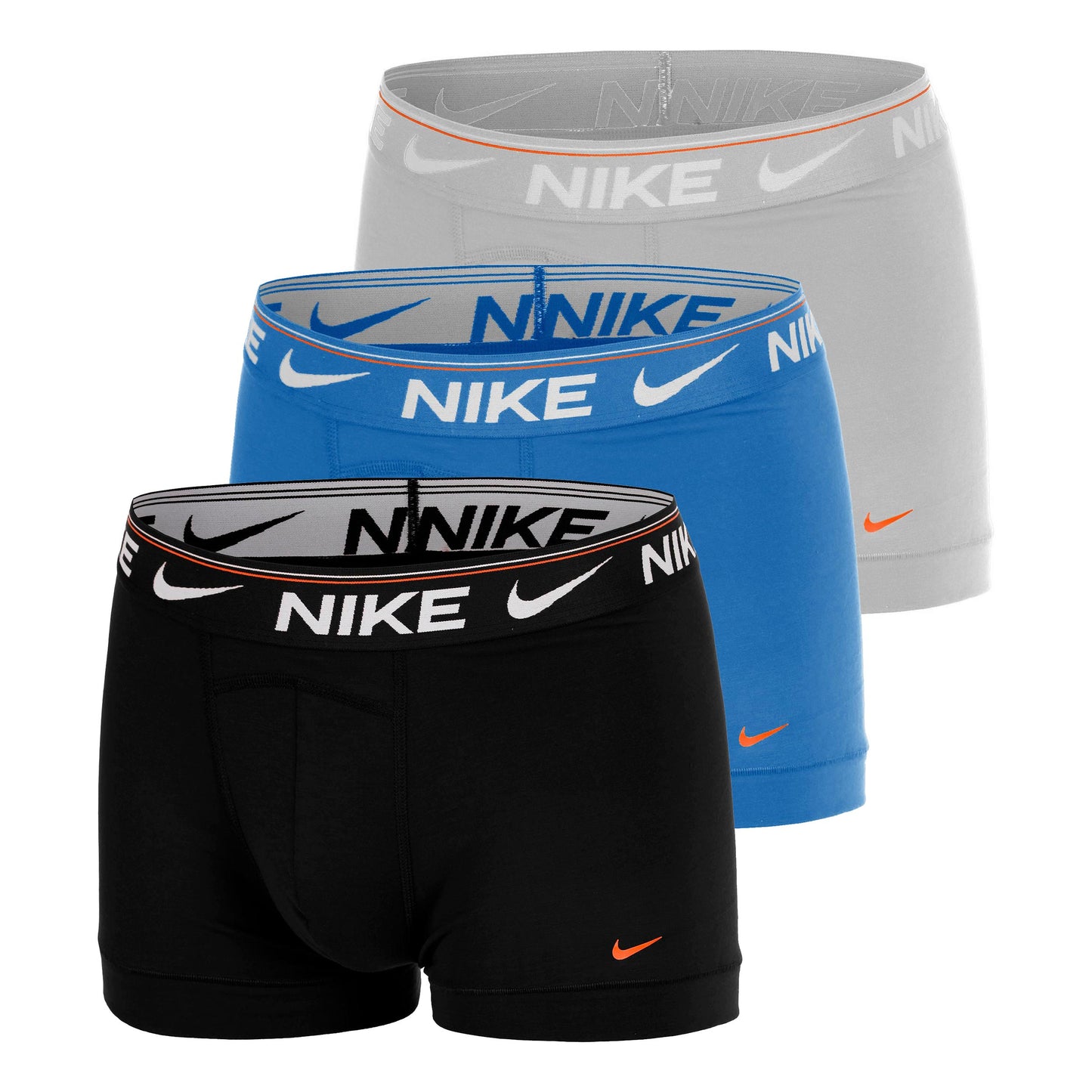 Nike Ultra Comfort Caleçon - Pack de 3 Hommes-gris, bleu
