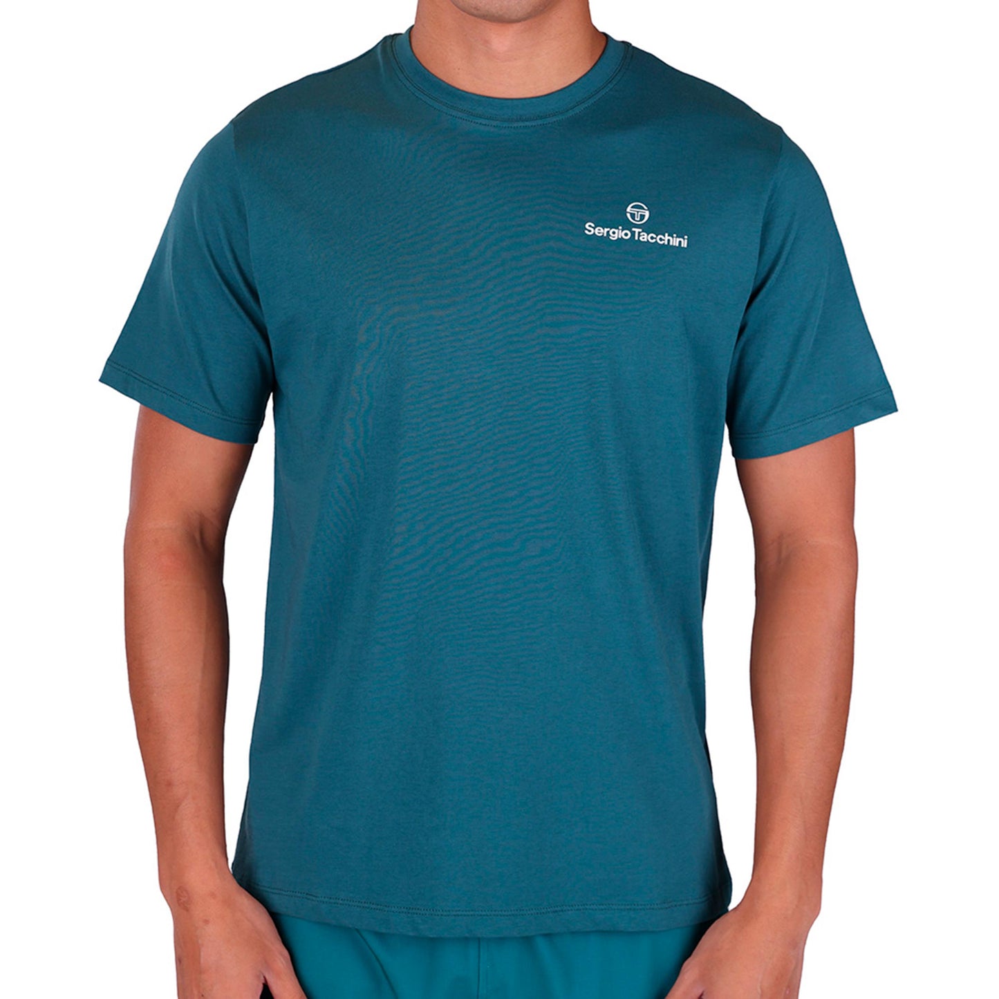 Sergio Tacchini Bold T-shirt Hommes - bleu petrol, blanc