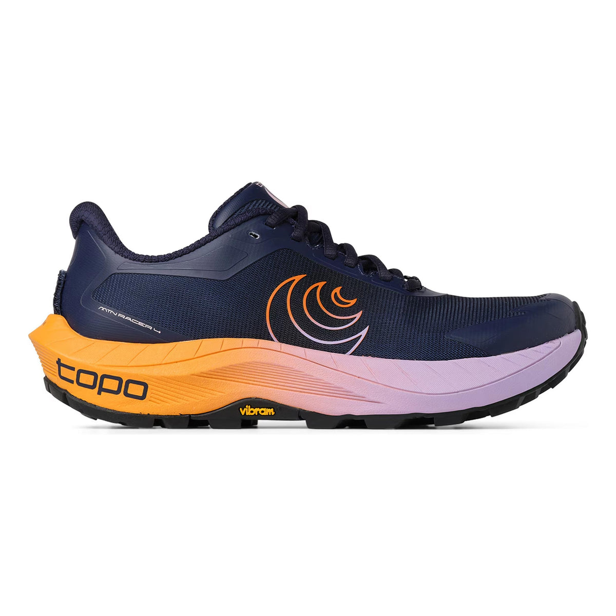 TOPO ATHLETIC MTN Racer 4 Trailschoen Dames - donkerblauw, oranje
