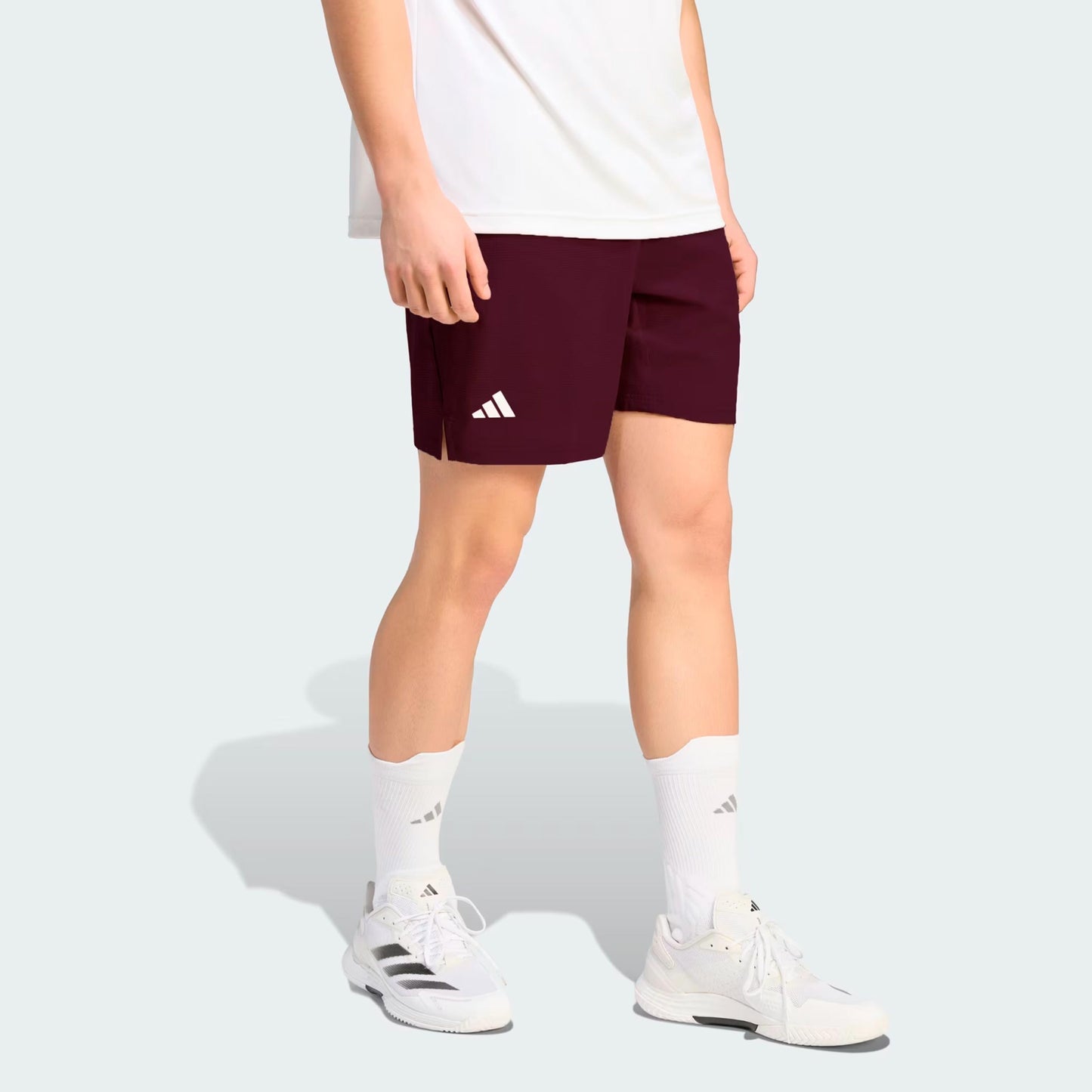adidas 7Inch Ergo Shorts Hommes - rouge vin