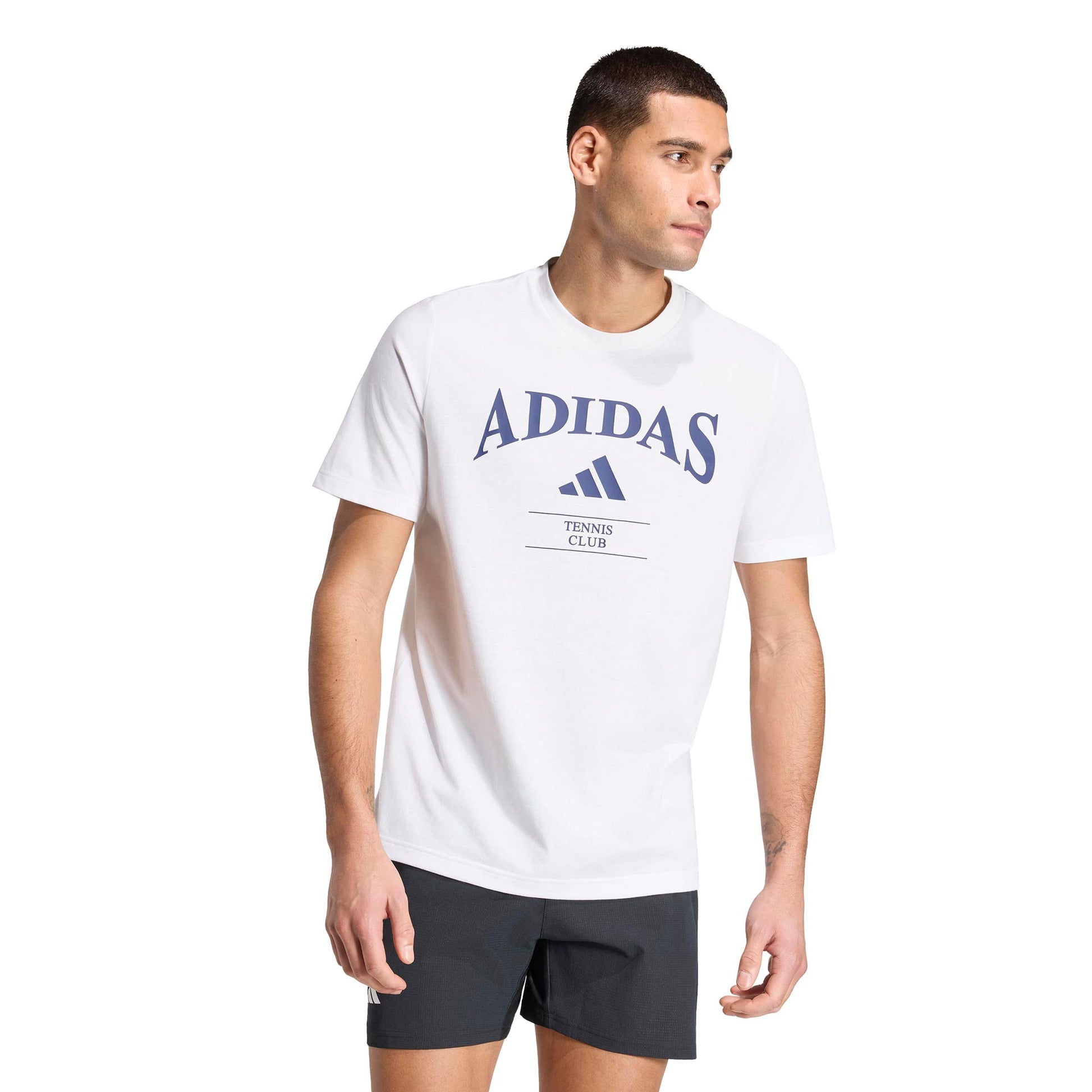adidas Heritage Graphik T-shirt Heren - wit, blauw