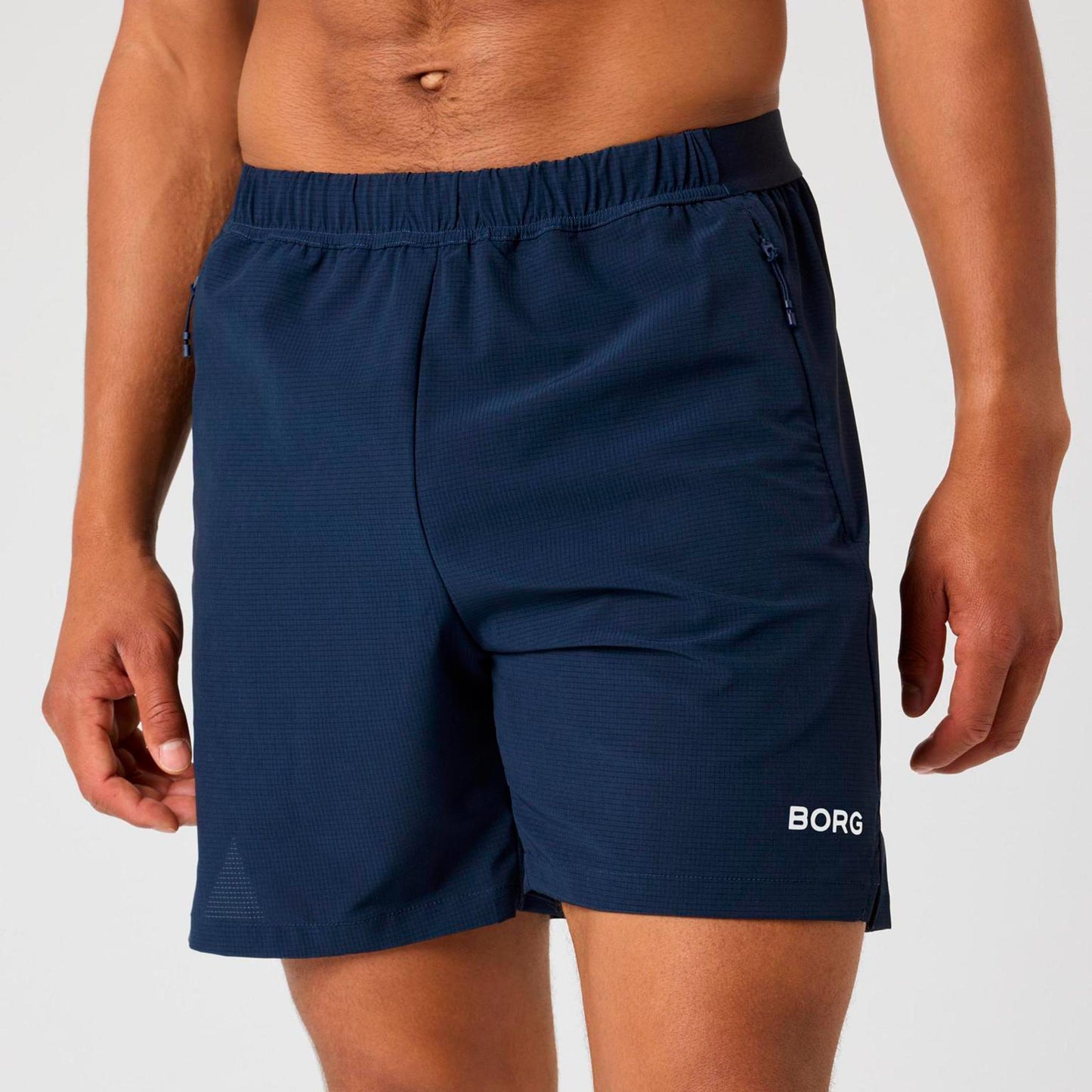 Björn Borg Borg Zip 7 Inch Shorts Hommes - bleu nuit