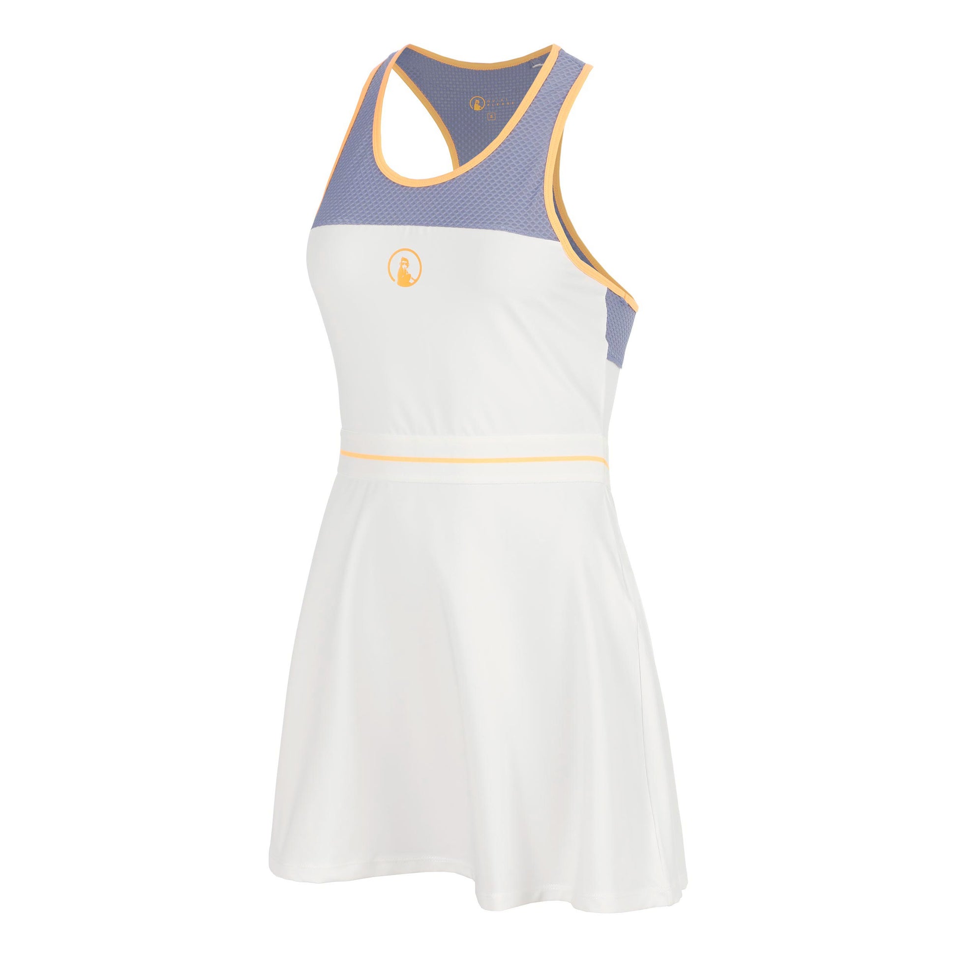 Quiet Please Glow Racerback Jurk Dames - crème