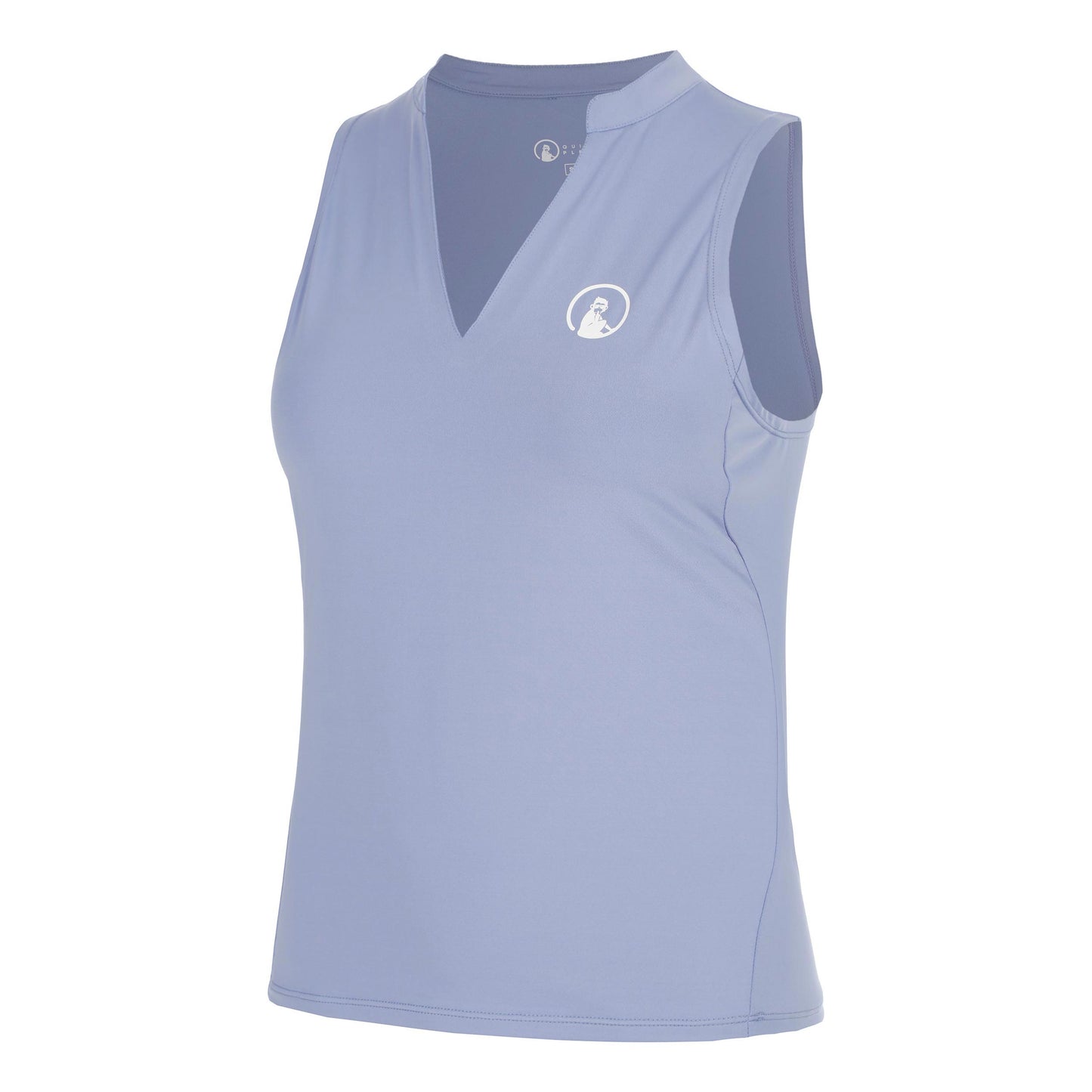 Quiet Please Glow Slice Tanktop Dames - blauw