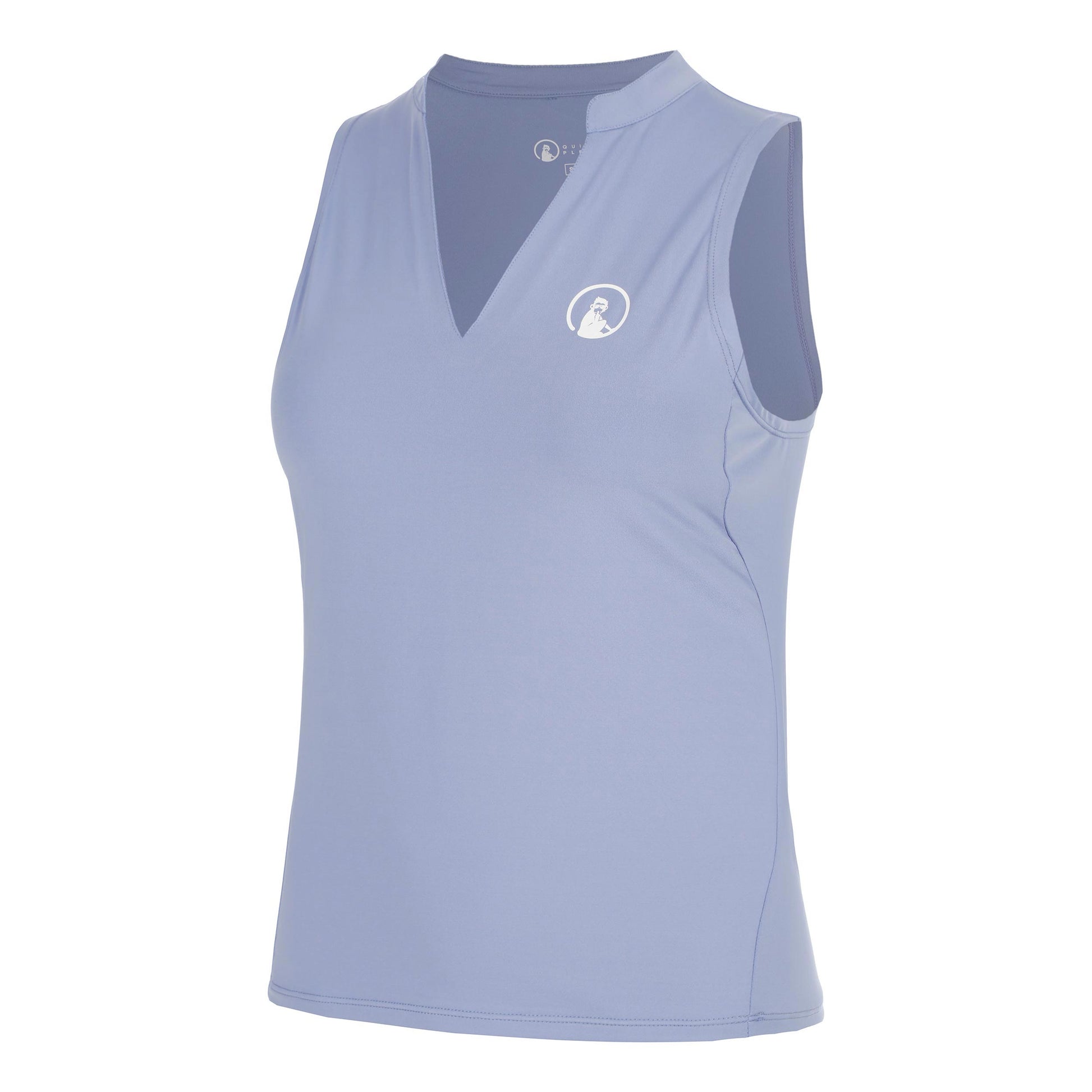 Quiet Please Glow Slice Tanktop Dames - blauw