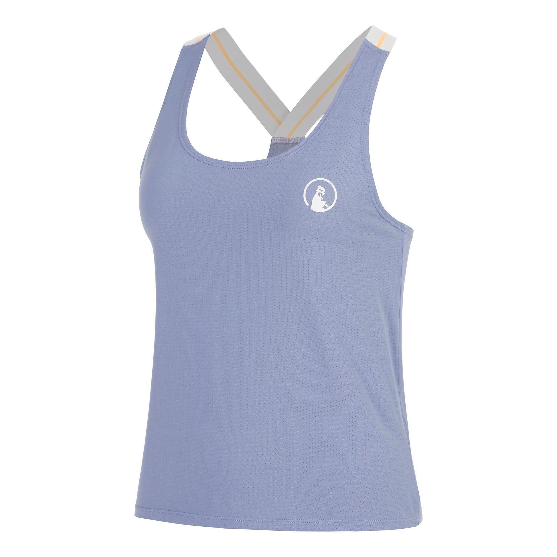 Quiet Please Glow Serve & Volley 2.0 Tanktop Dames - blauw