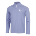Glow Big Serve 1/4 Zip Haut manches longues Hommes - bleu, crème