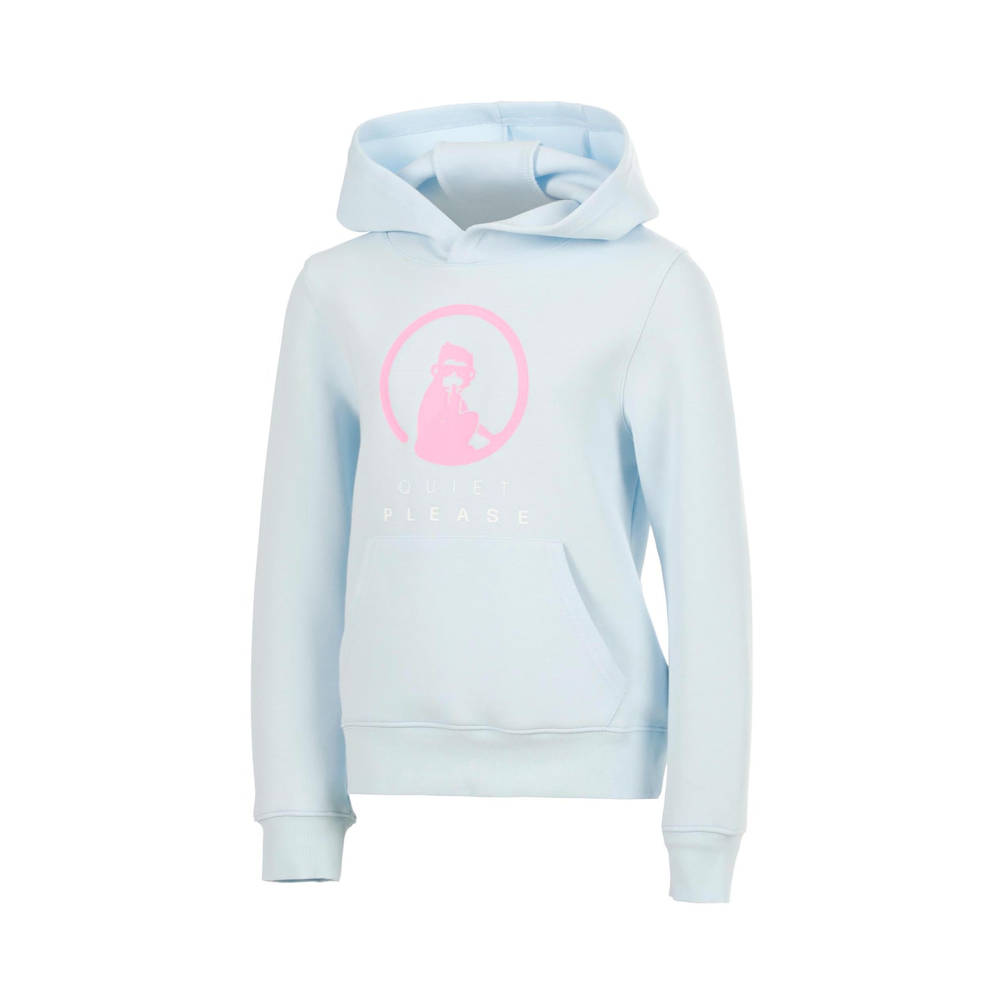 Quiet Please Memories Baseline Logo Sweater met capuchon Meisjes - lichtblauw