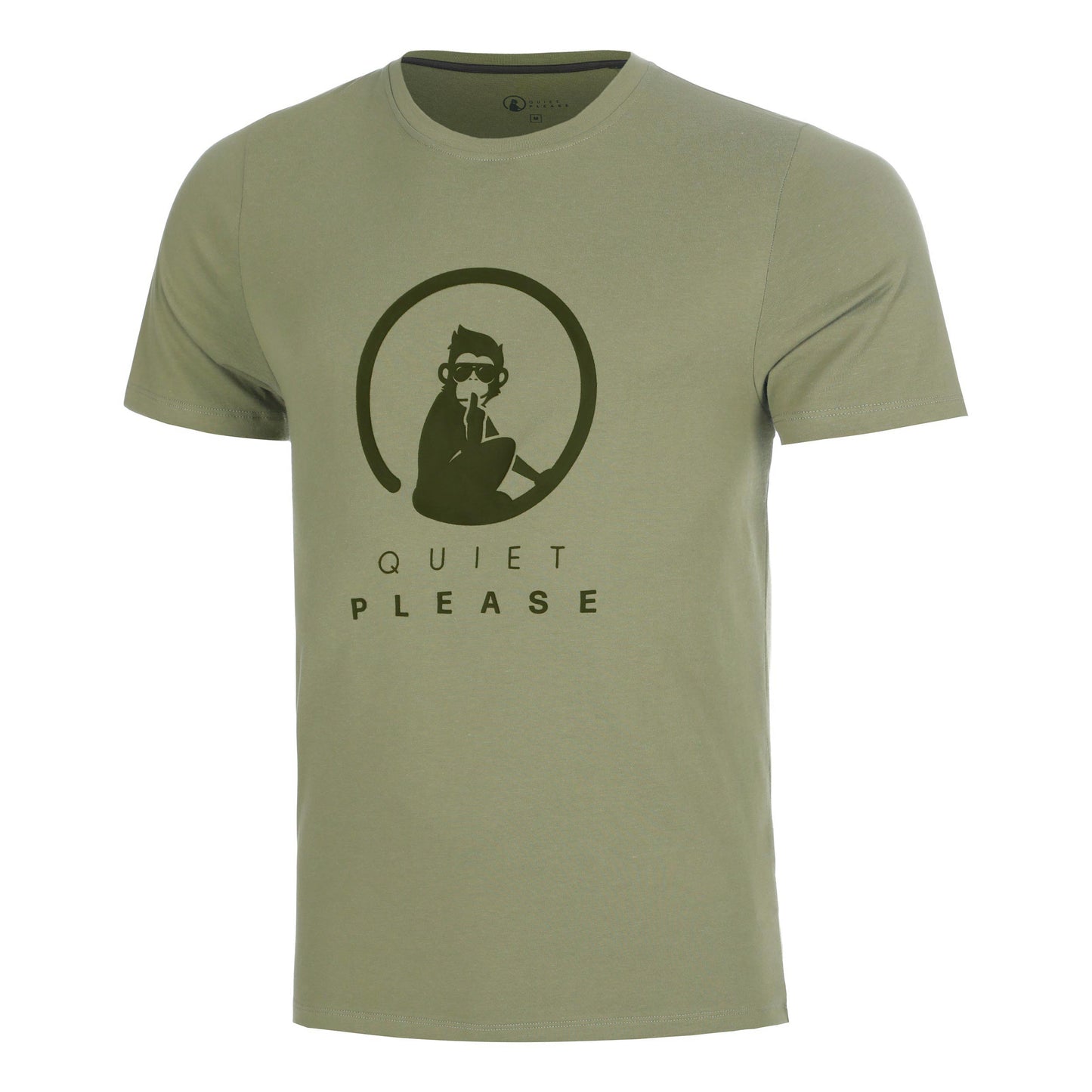 Quiet Please Memories Training T-shirt Heren - kaki