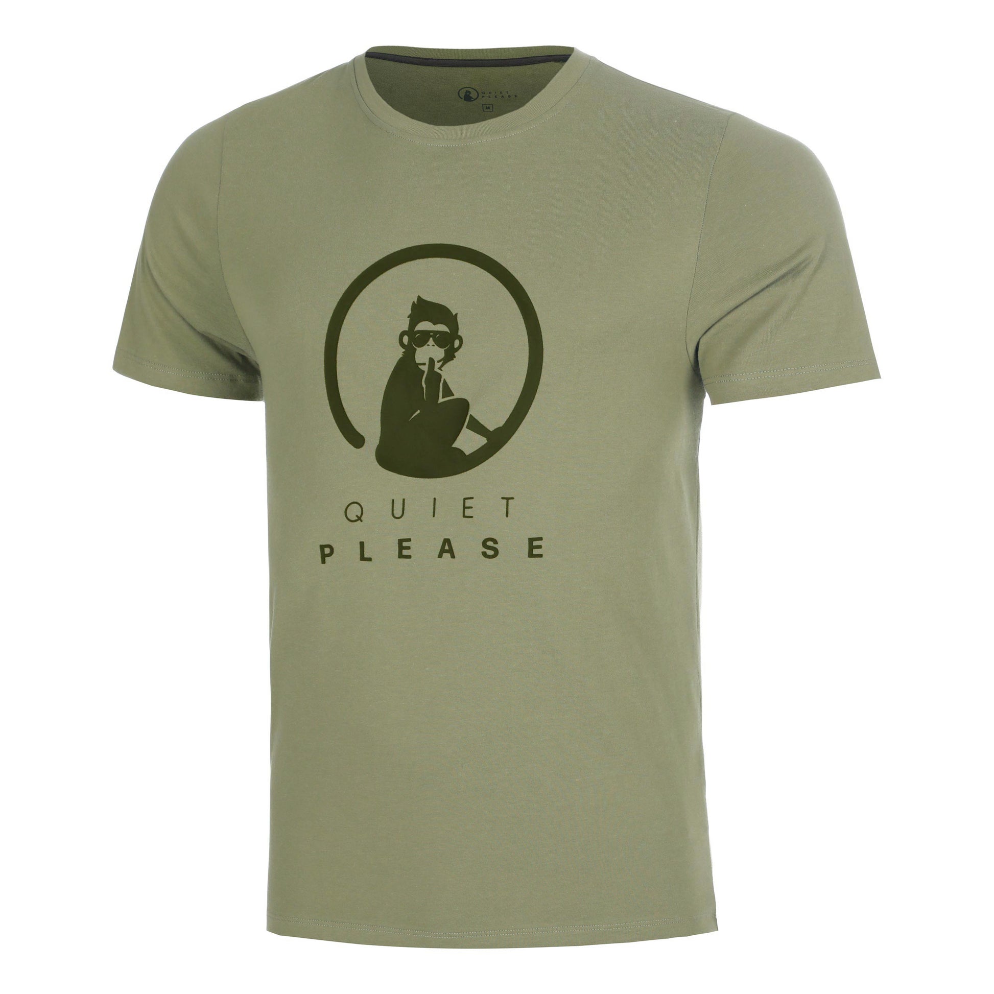 Quiet Please Memories Training T-shirt Heren - kaki