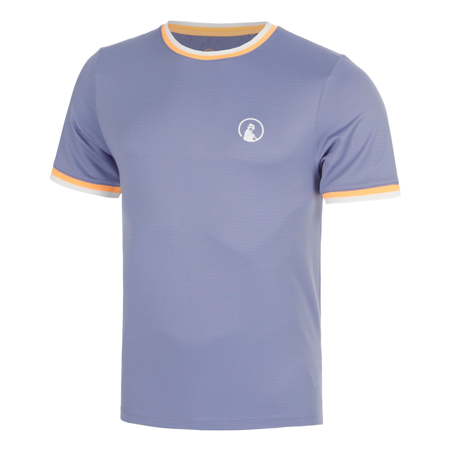 Quiet Please Glow Break Ringer T-shirt Heren - blauw