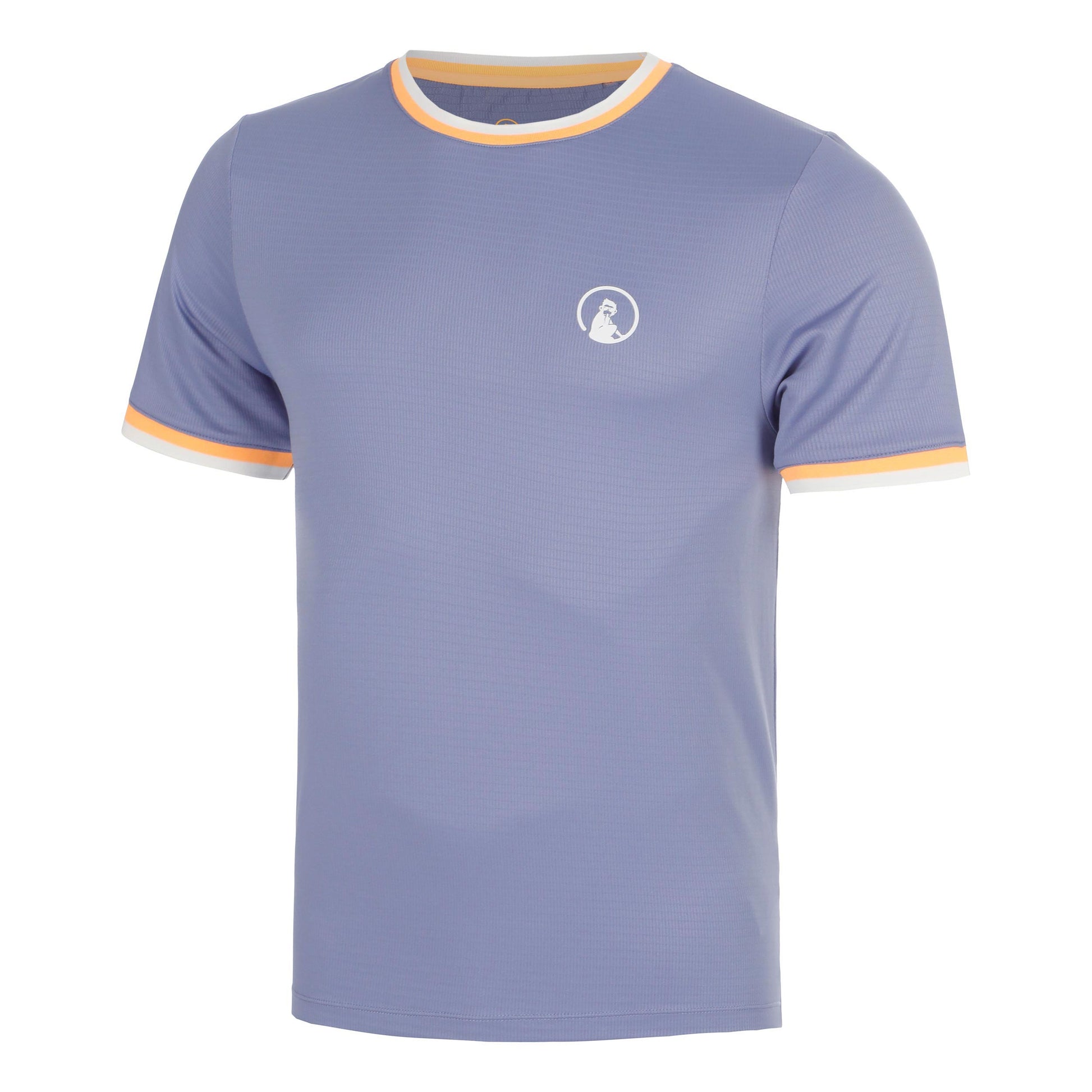 Quiet Please Glow Break Ringer T-shirt Heren - blauw