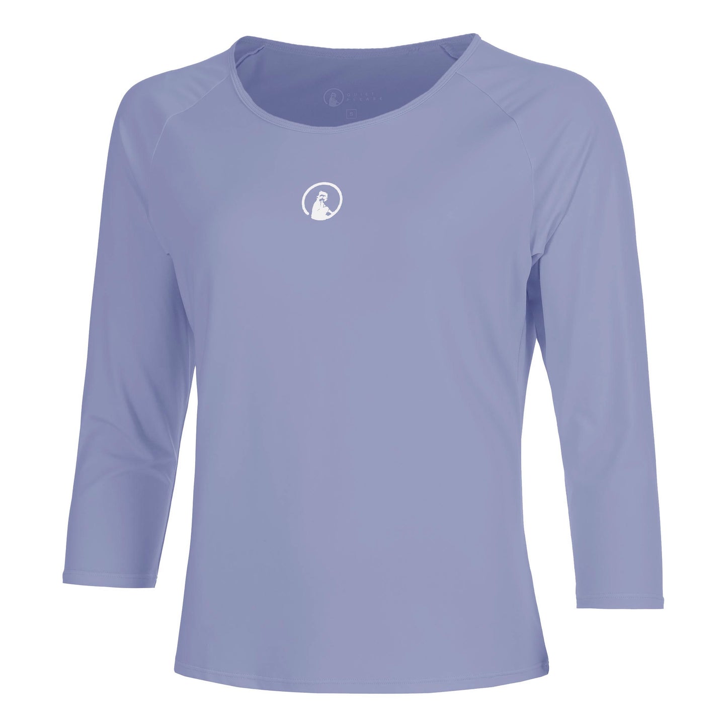Quiet Please Glow Mixed Haut manches longues Femmes - bleu
