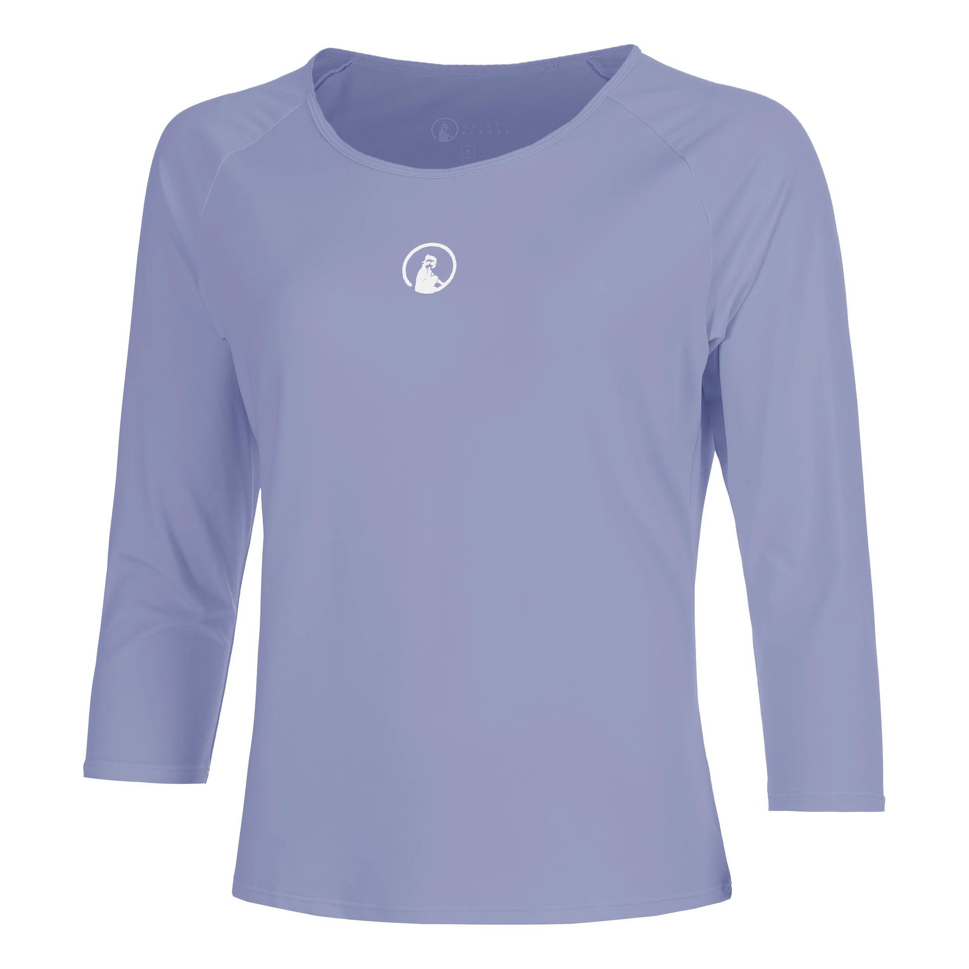 Quiet Please Glow Mixed Haut manches longues Femmes - bleu