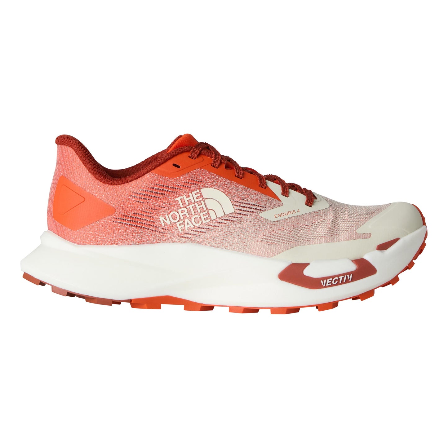 The North Face Vectiv Enduris 4 Chaussure trail Hommes - rouge, crème