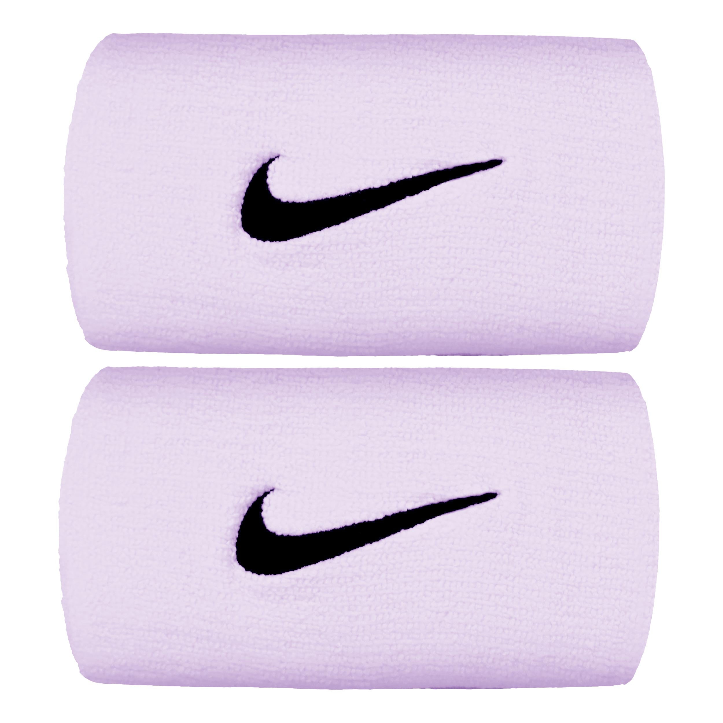Nike Premier DW Zweetband Verpakking 2 stuks lang - mauve, zwart
