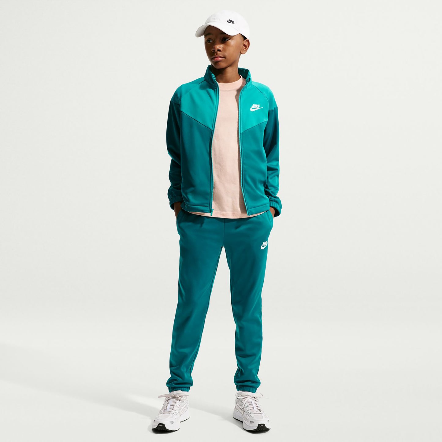 Nike Dri-Fit Full-Zip Survêtement Enfants - bleu petrol, turquoise