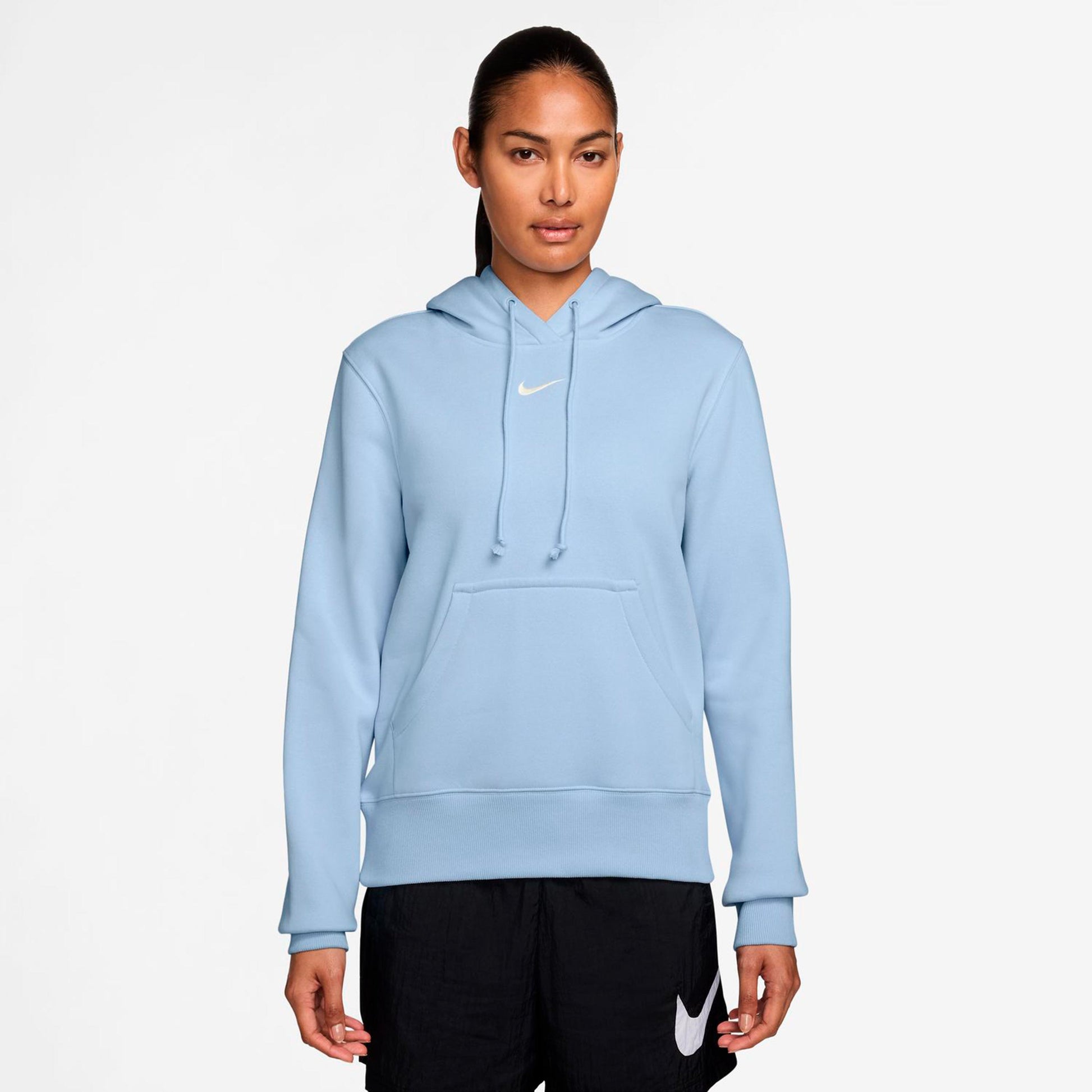Nike Phoenix Fleece Sweat à capuche Femmes - bleu clair