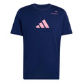 Padel Category Graphic T-shirt Heren - donkerblauw, roze