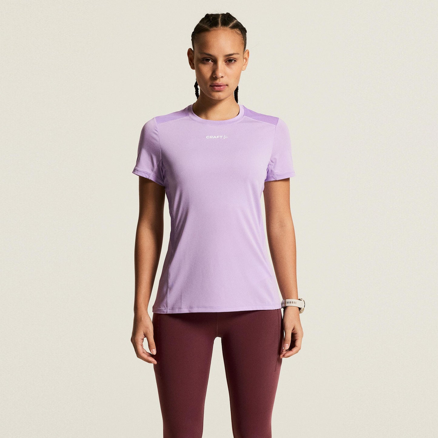 Craft ADV Essence Hardloopshirt Dames - lila, lila