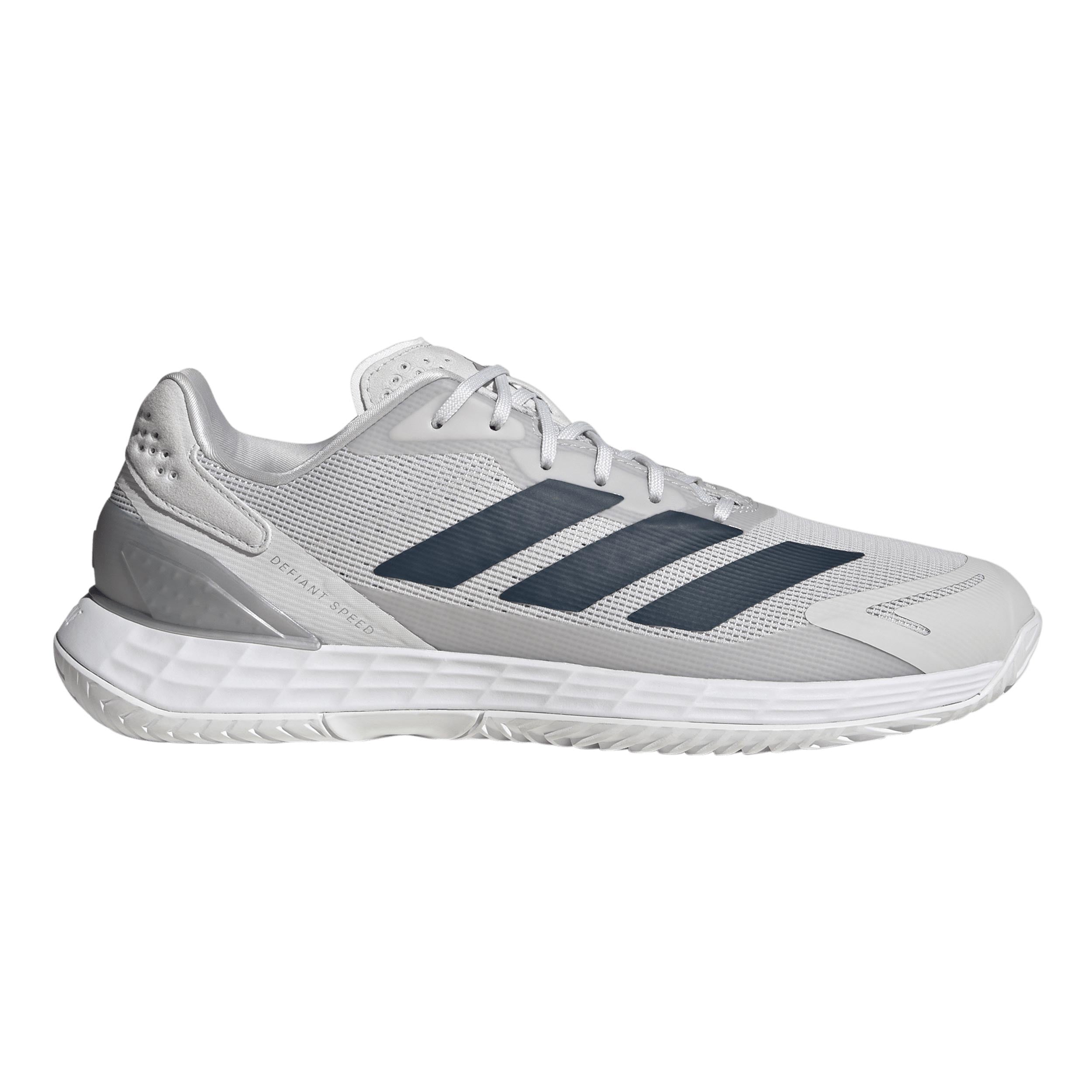 adidas Defiant Speed 2 Allcourt schoen Heren - lichtgrijs, zwart