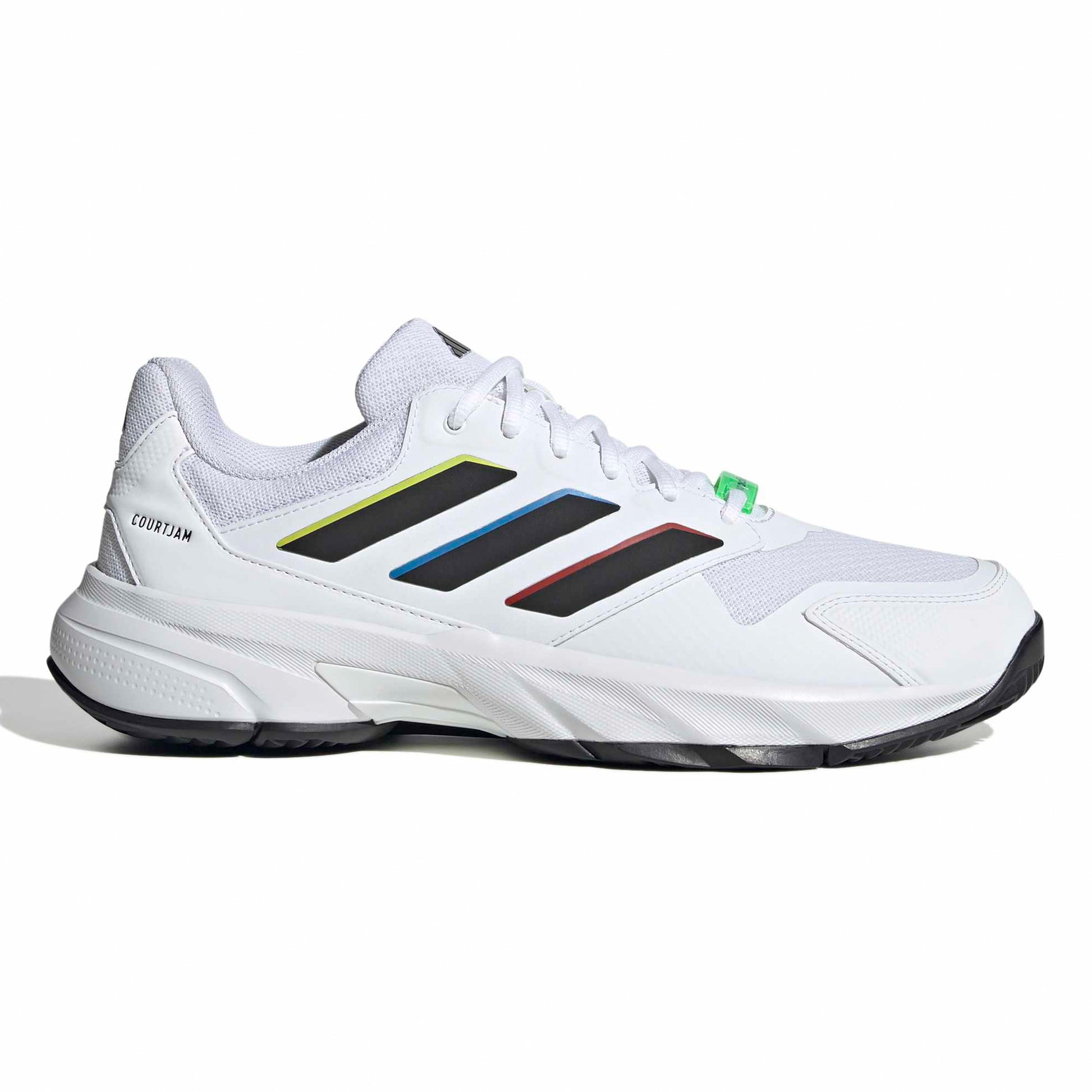 adidas CourtJam Control 3 Chaussures toutes surfaces Hommes - blanc cassé, multicouleur