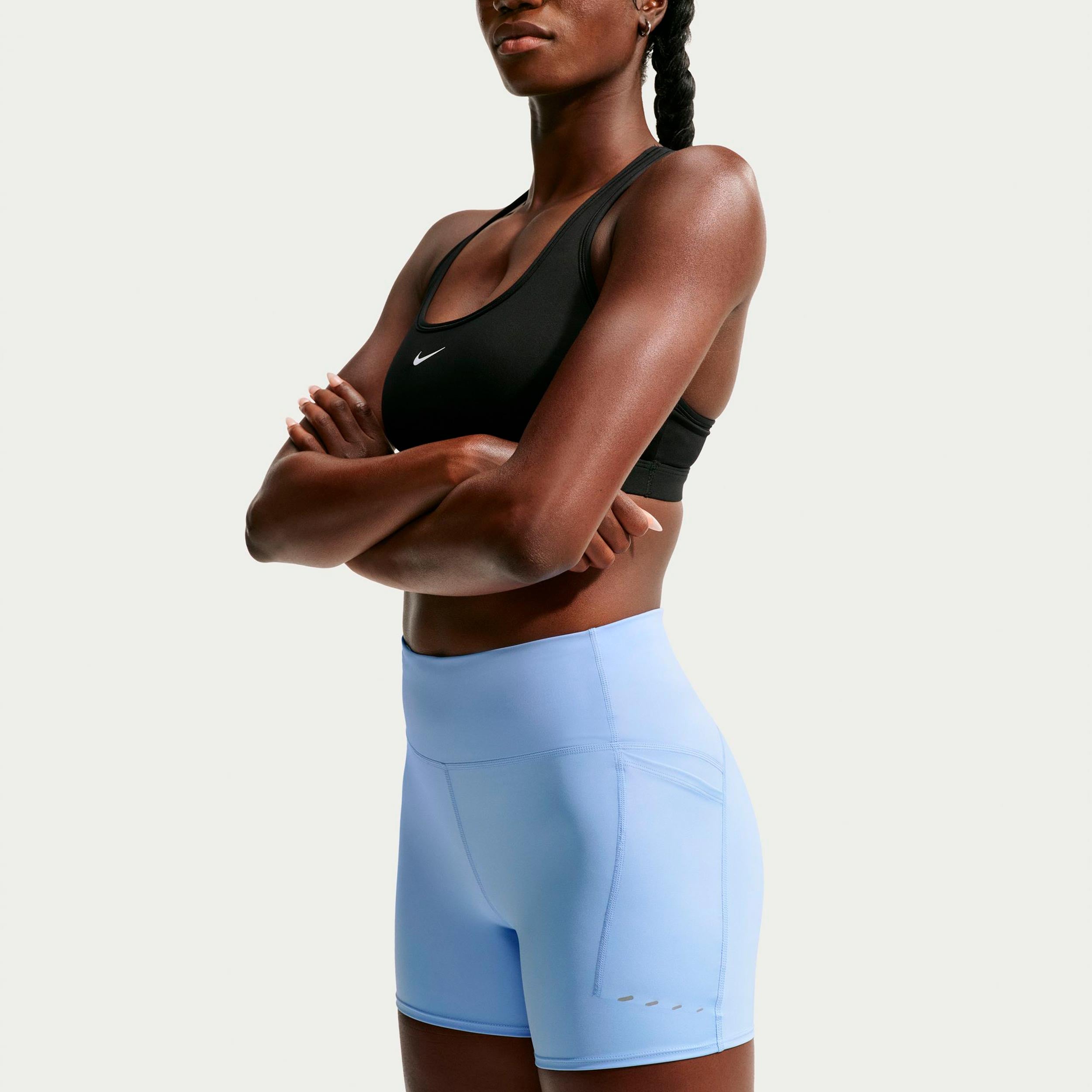 Nike Swift   Hardlooplegging Dames - blauw, zilver