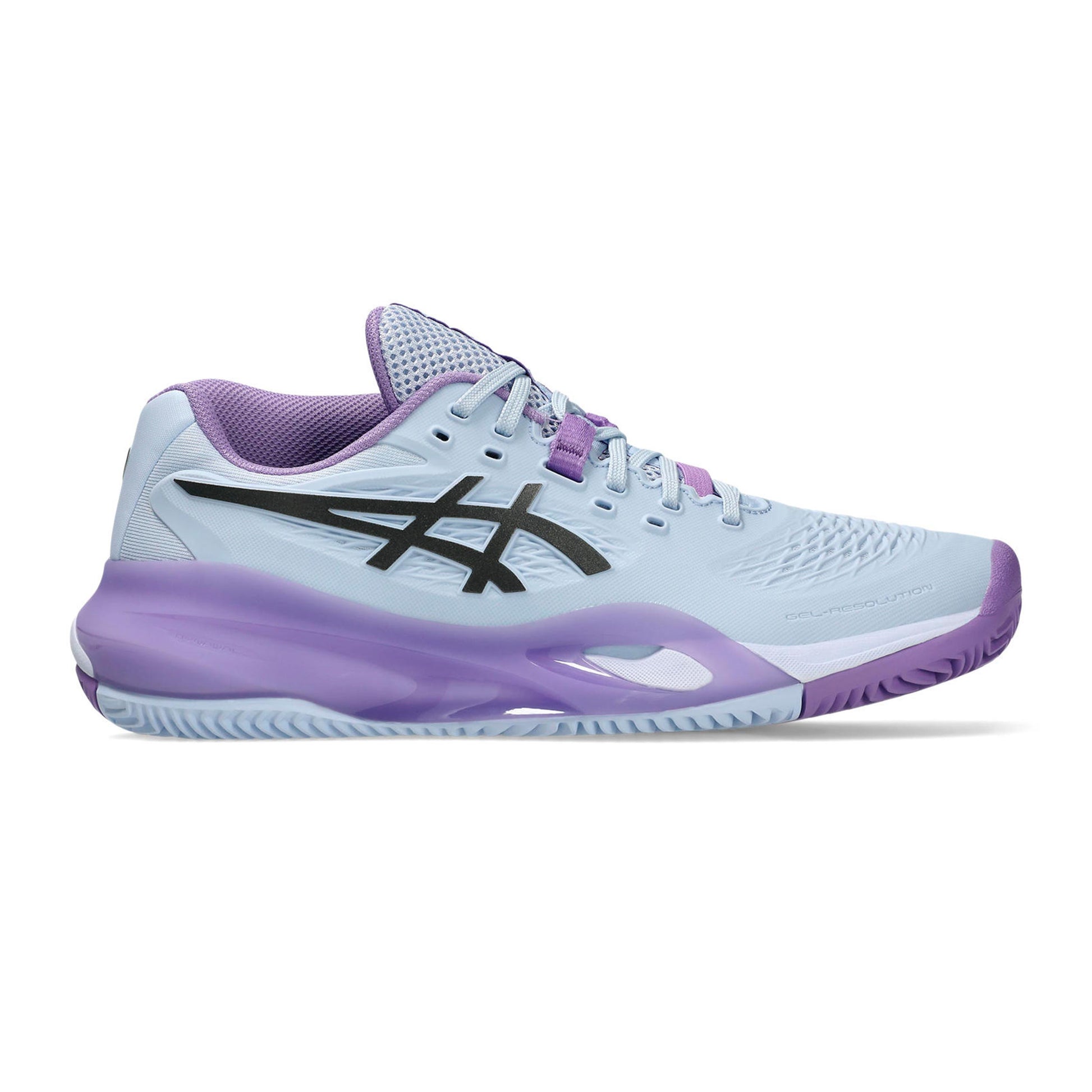 ASICS Gel-Resolution X Night Energy Chaussure terre battue Femmes - bleu clair, lilas
