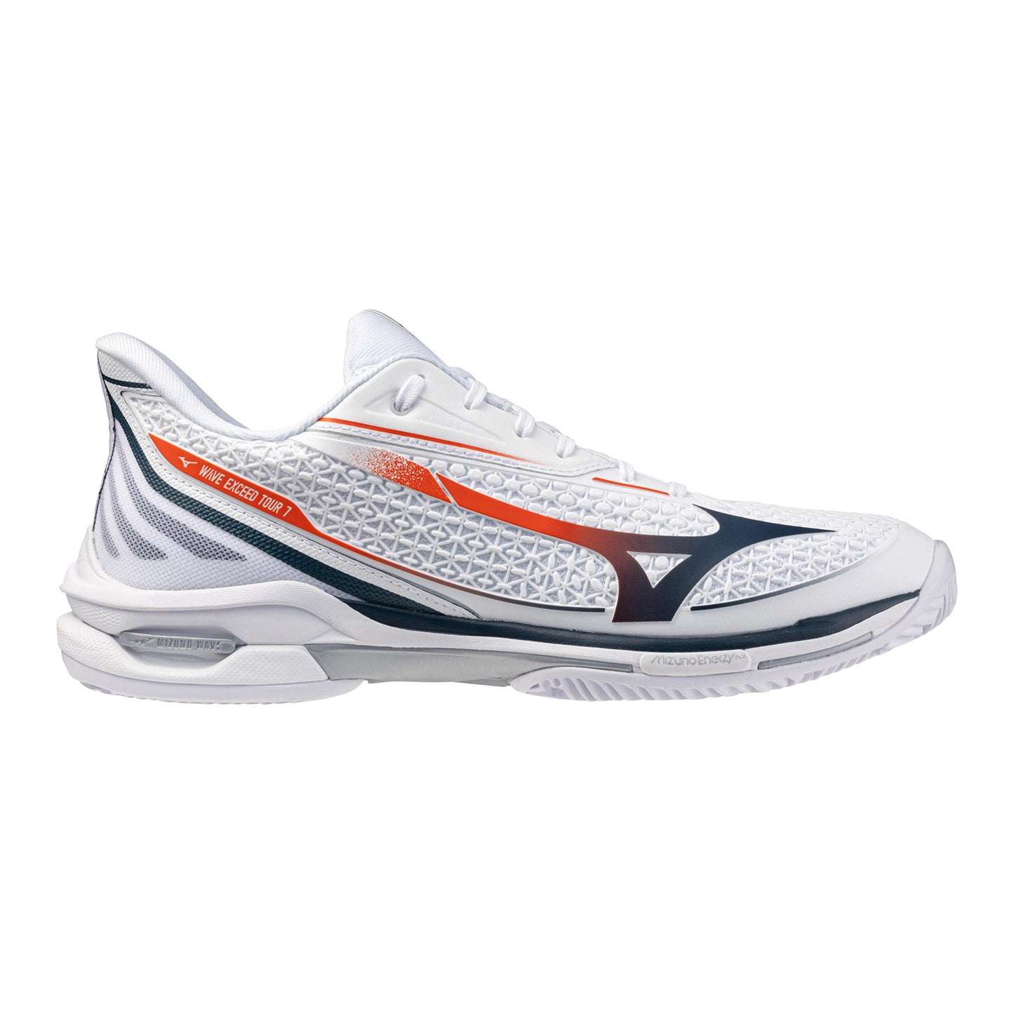Mizuno Wave Exceed Tour 7 Gravelschoen Heren - wit, blauw
